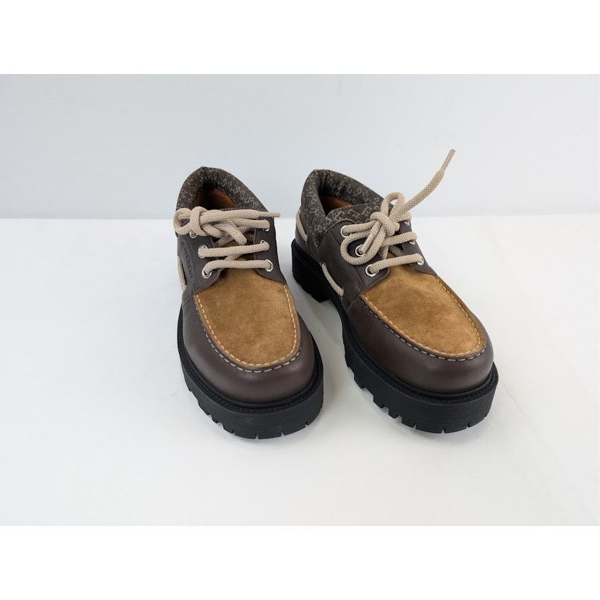 Givenchy o1rshd1 Storm Leather Boat Boots in Chocolate Size US 8 / EU 41 - 7 Thumbnail