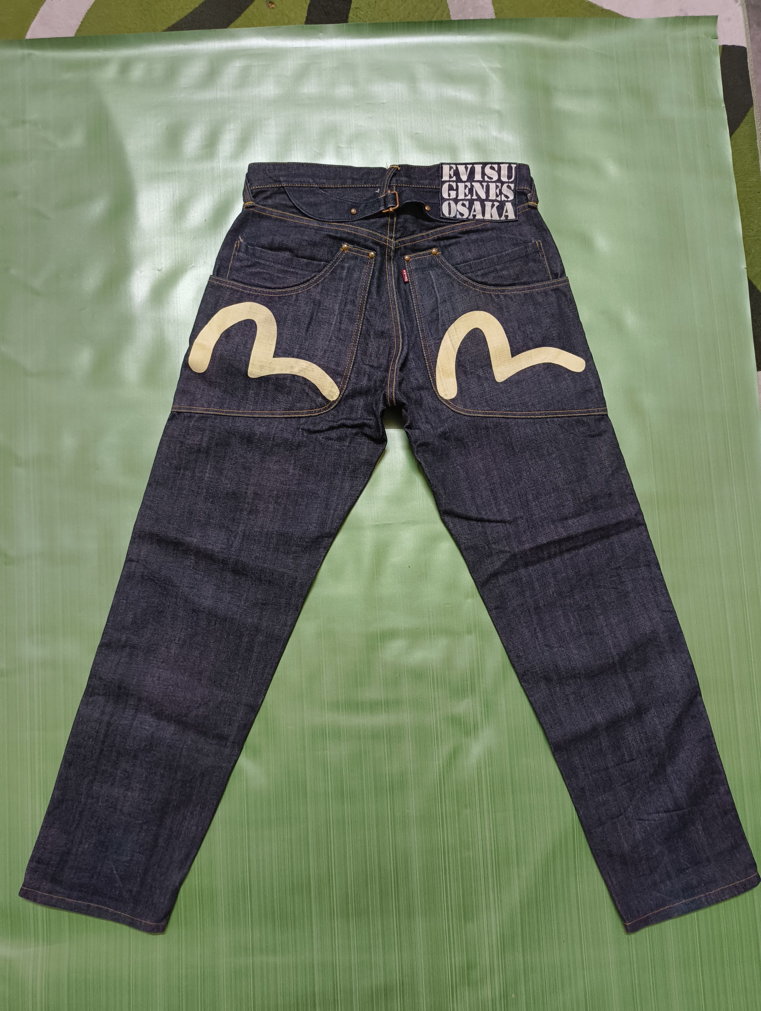 Evisu EVISU BUSHPANT SELVEDGE DENIM BAGGY FIT Size US 32 / EU 48 - 11 Thumbnail