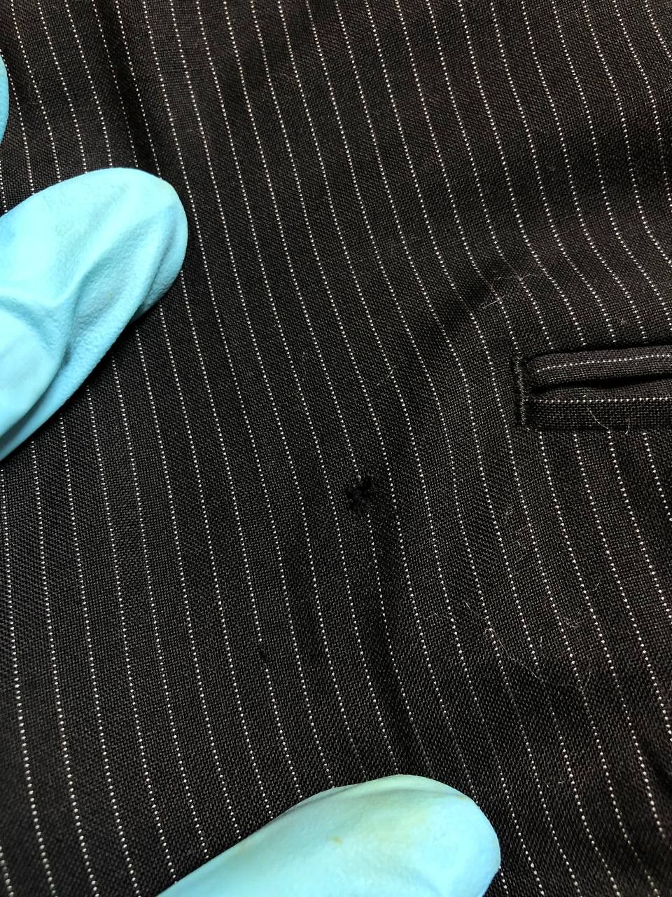 Polo Ralph Lauren RALPH LAUREN BLACK LABEL Black Cotton Flat Front Dress Pants Size US 31 - 14 Thumbnail