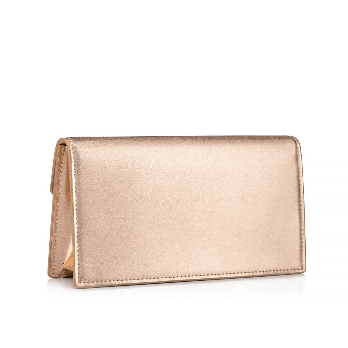 Christian Louboutin o1s1wg111124 Size: OS / Leather Trimmed Slik Clutch in Beige Size ONE SIZE - 5 Thumbnail