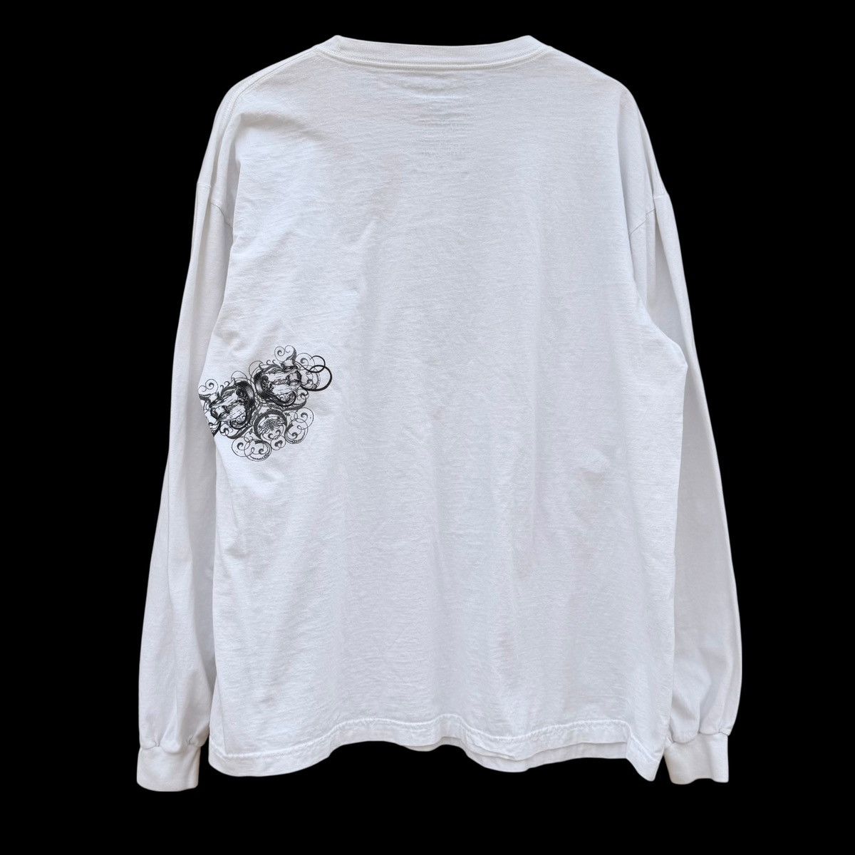 Hurley Vintage Y2K Hurley Long Sleeve T-Shirt White XL Surf Grunge Size US XL / EU 56 / 4 - 2 Thumbnail