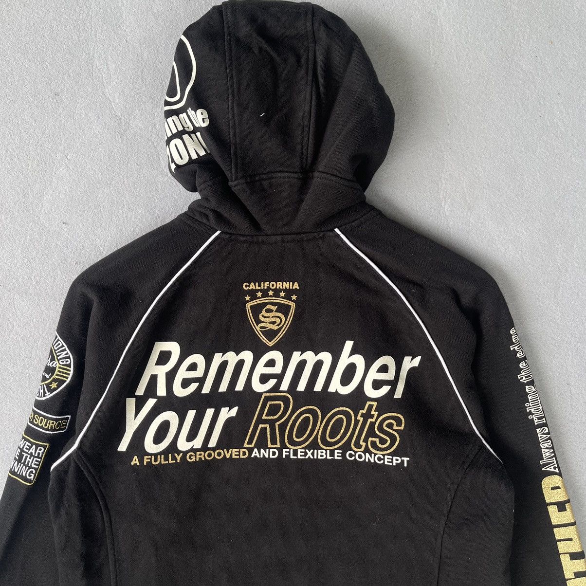 Gotcha Vintage Y2K Gotcha Graphic Full-Zip Hoodie Black Streetwear Size US M / EU 48-50 / 2 - 9 Thumbnail