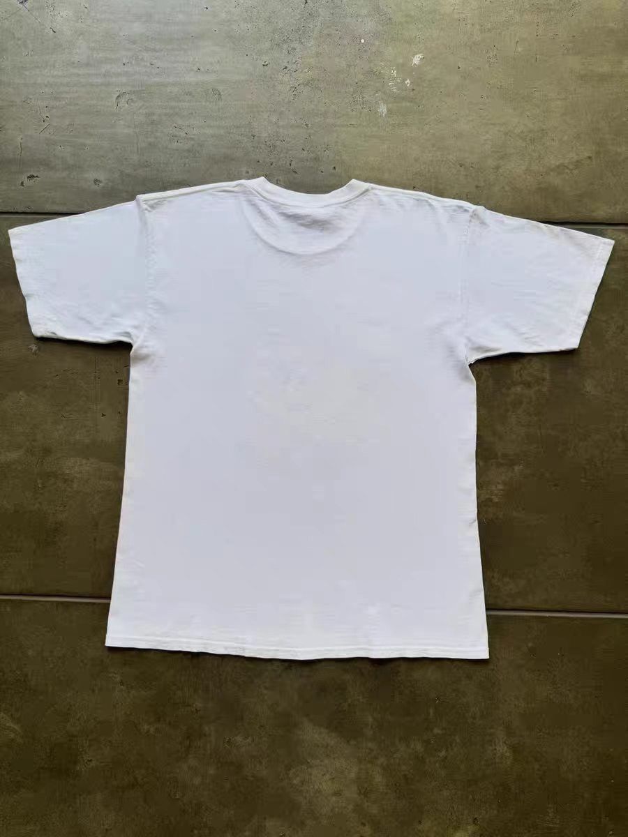 Vintage White retro cartoon print t-shirt Size US M / EU 48-50 / 2 - 2 Thumbnail