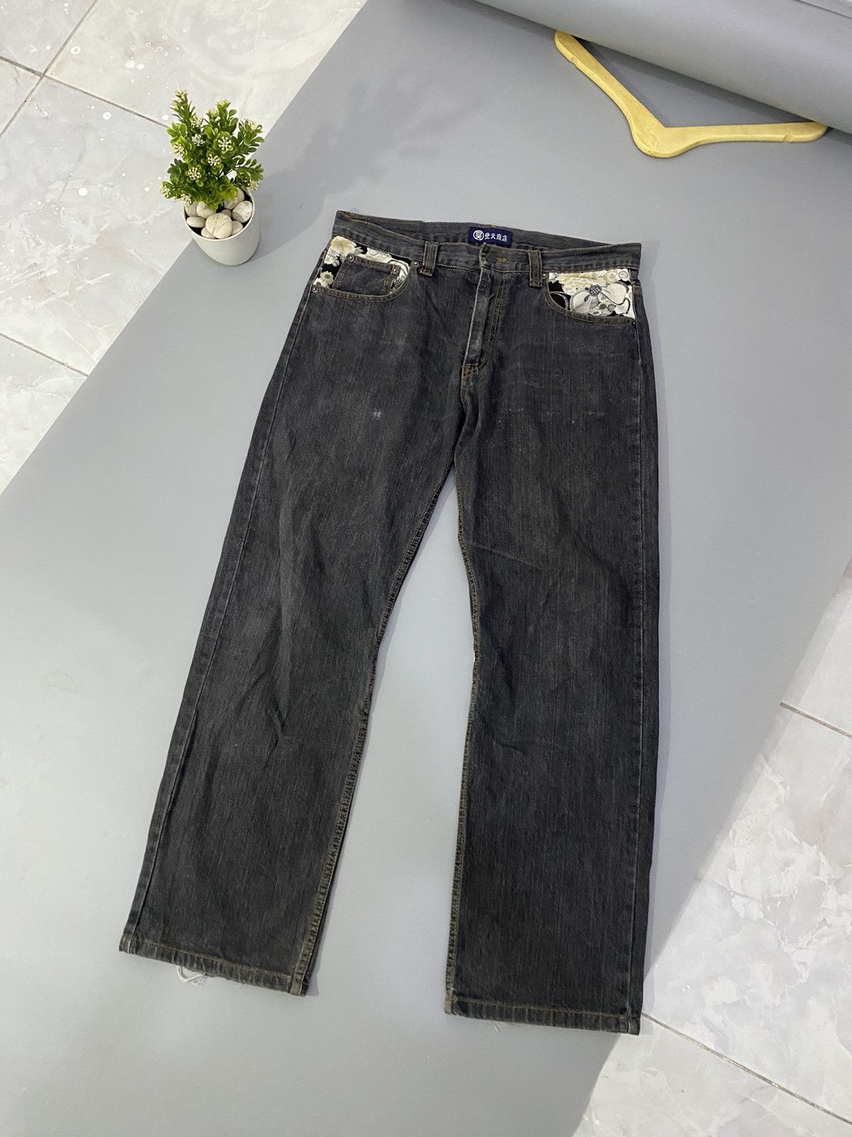 Japanese Brand × Vintage 💥Rare Design💥Karakuri Tamashi Japanese Pants Size US 34 / EU 50 - 4 Thumbnail