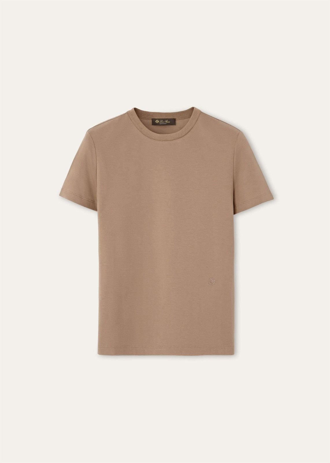 Loro Piana o1srvl11e0526 FAO5498 My-T T-Shirt in Beige Size L / US 10 / IT 46 - 1 Thumbnail