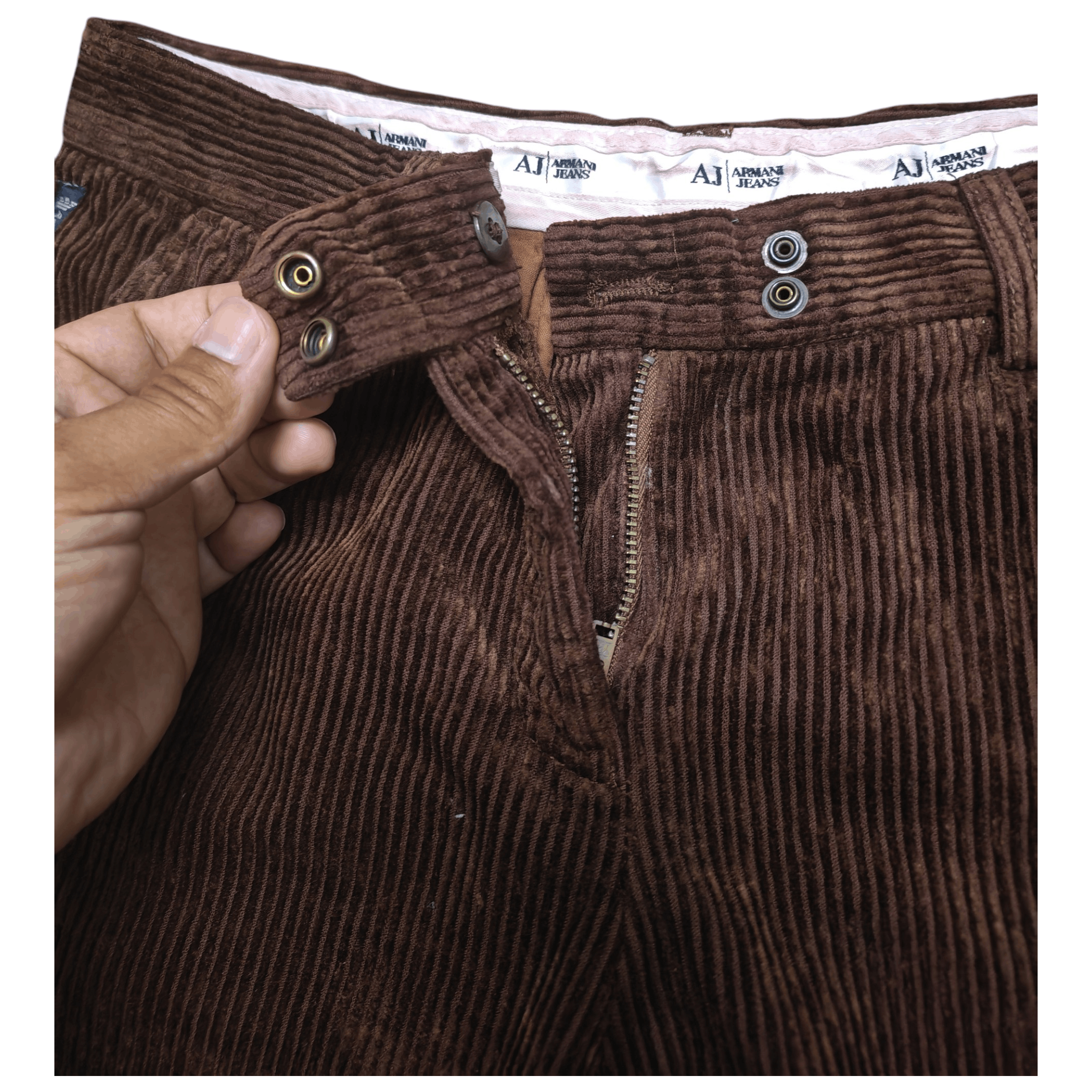 Armani Vintage Armani Corduroy Pants Size US 29 - 3 Thumbnail