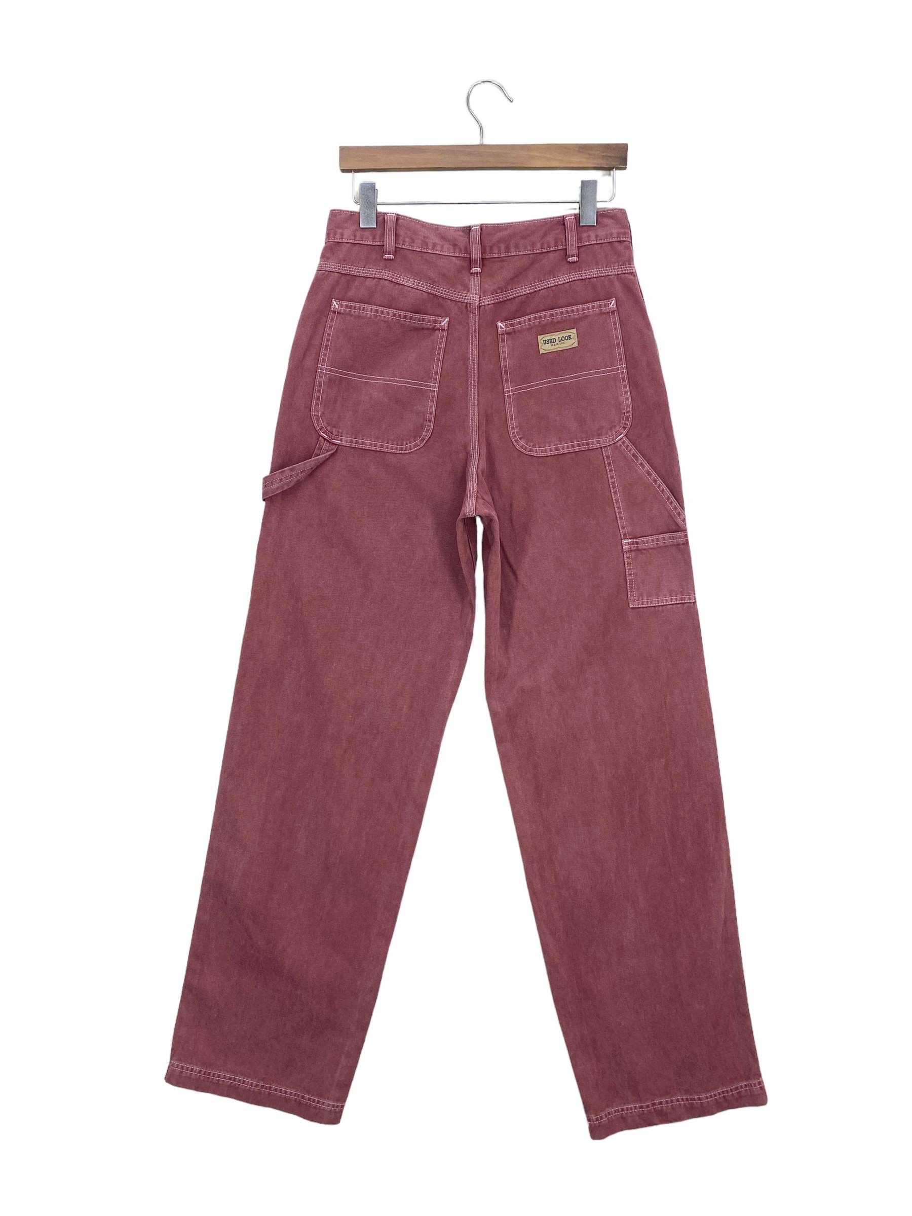 Japanese Brand Used Look Carpenter workwear Jeans Hickory Skateboard Jeans Size US 29 - 1 Thumbnail
