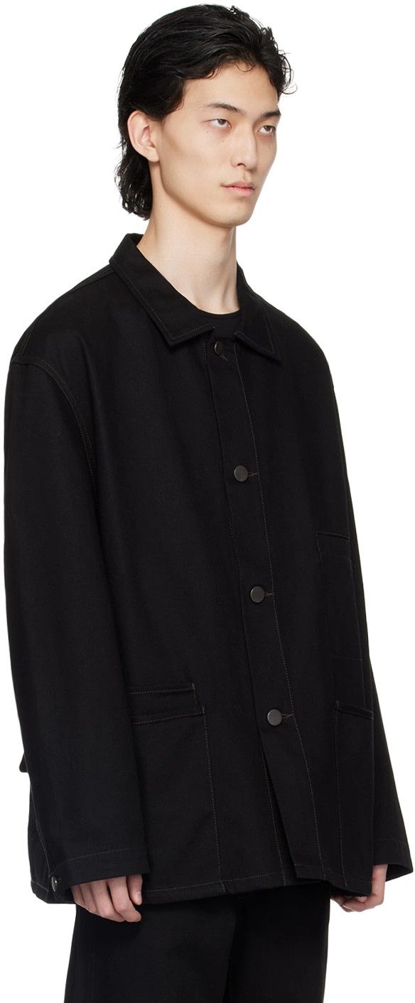 Lemaire Black Workwear Denim Jacket Size US M / EU 48-50 / 2 - 3 Thumbnail