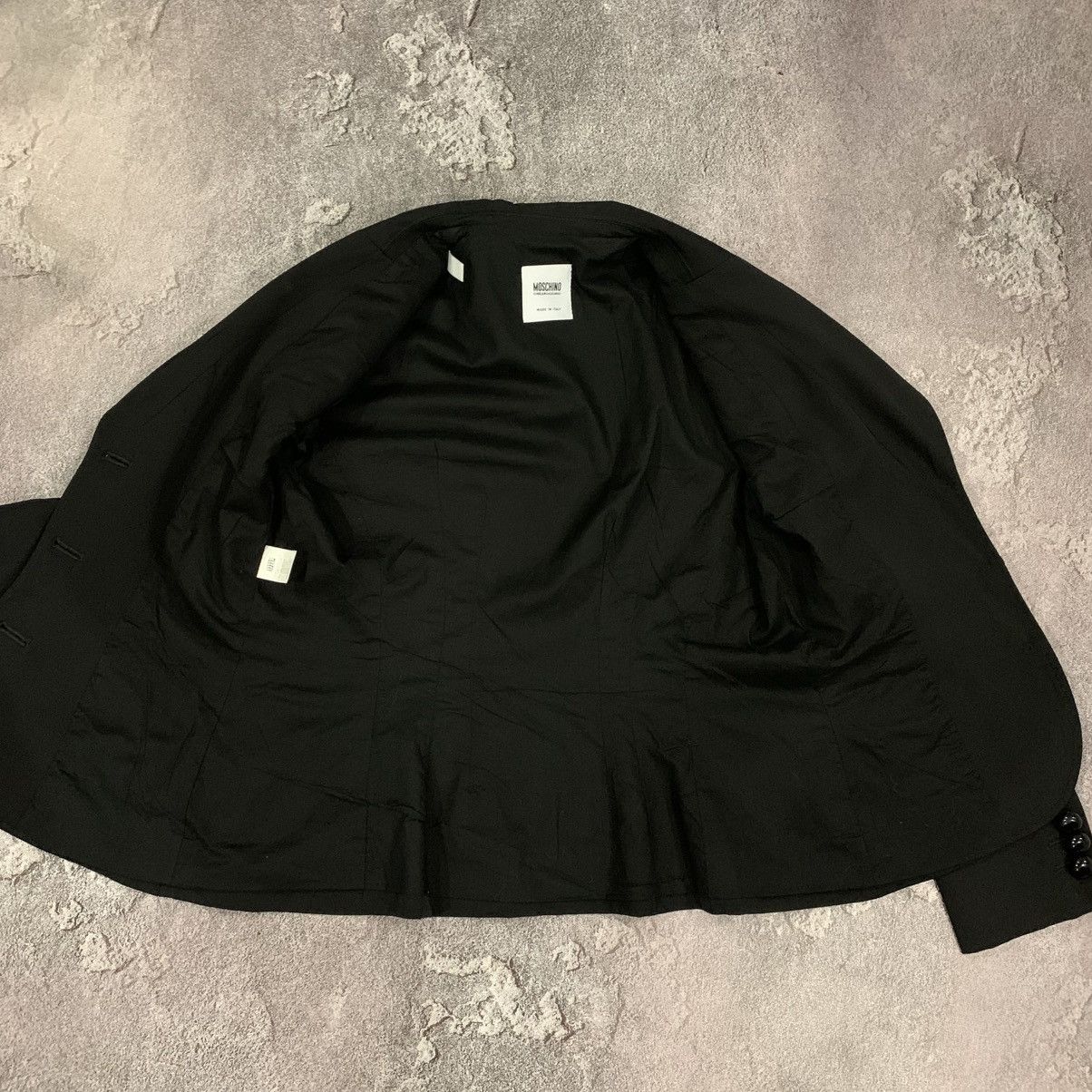 Moschino MOSCHINO Cheap and Chic Black Blazer Size 44 IT 10 US Size M / US 6-8 / IT 42-44 - 20 Thumbnail