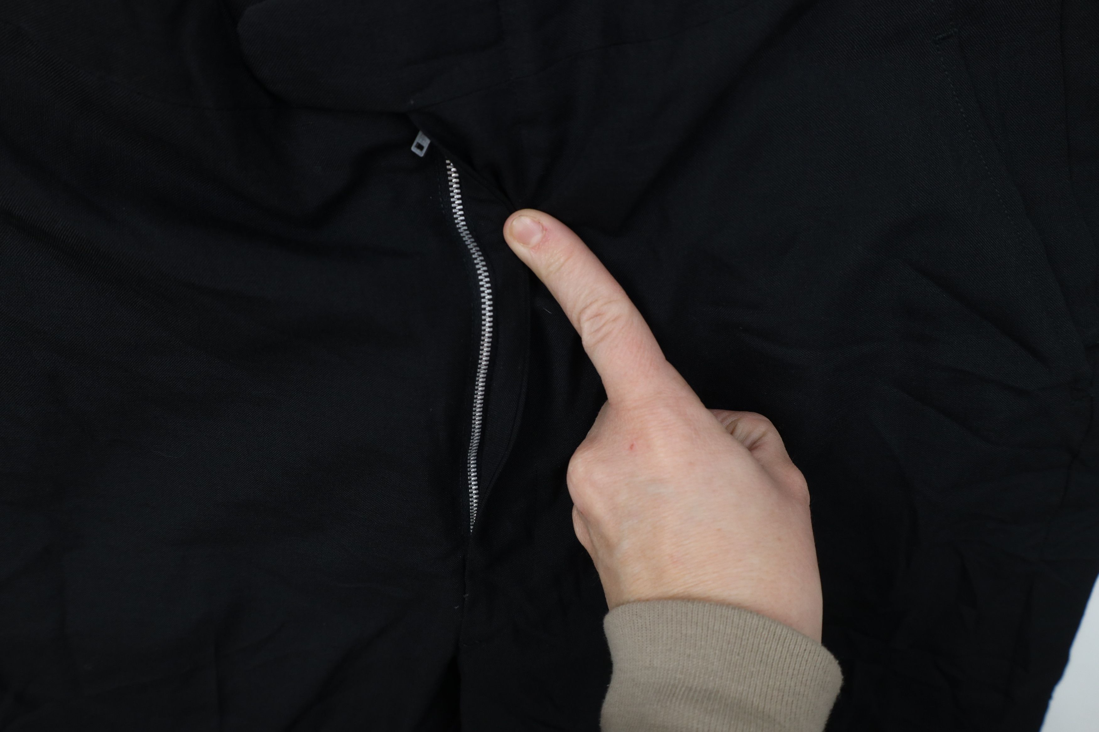 Vintage Vintage 50s Streetwear Gabardine Knit Chino Pants Black USA Size US 34 / EU 50 - 5 Thumbnail