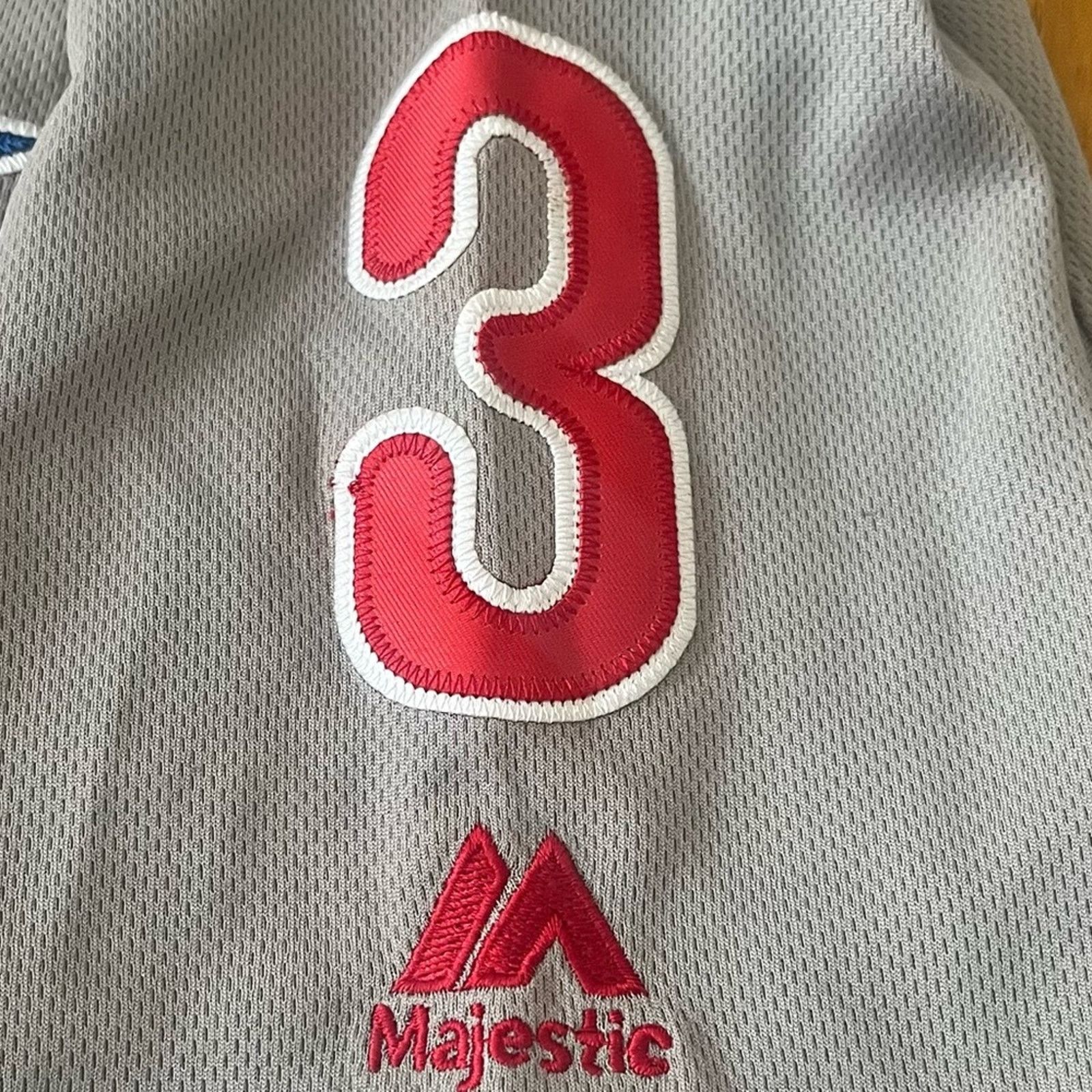 Majestic Majestic Gray Phillies Jersey, Harper #3, size 44 Size US S / EU 44-46 / 1 - 3 Thumbnail