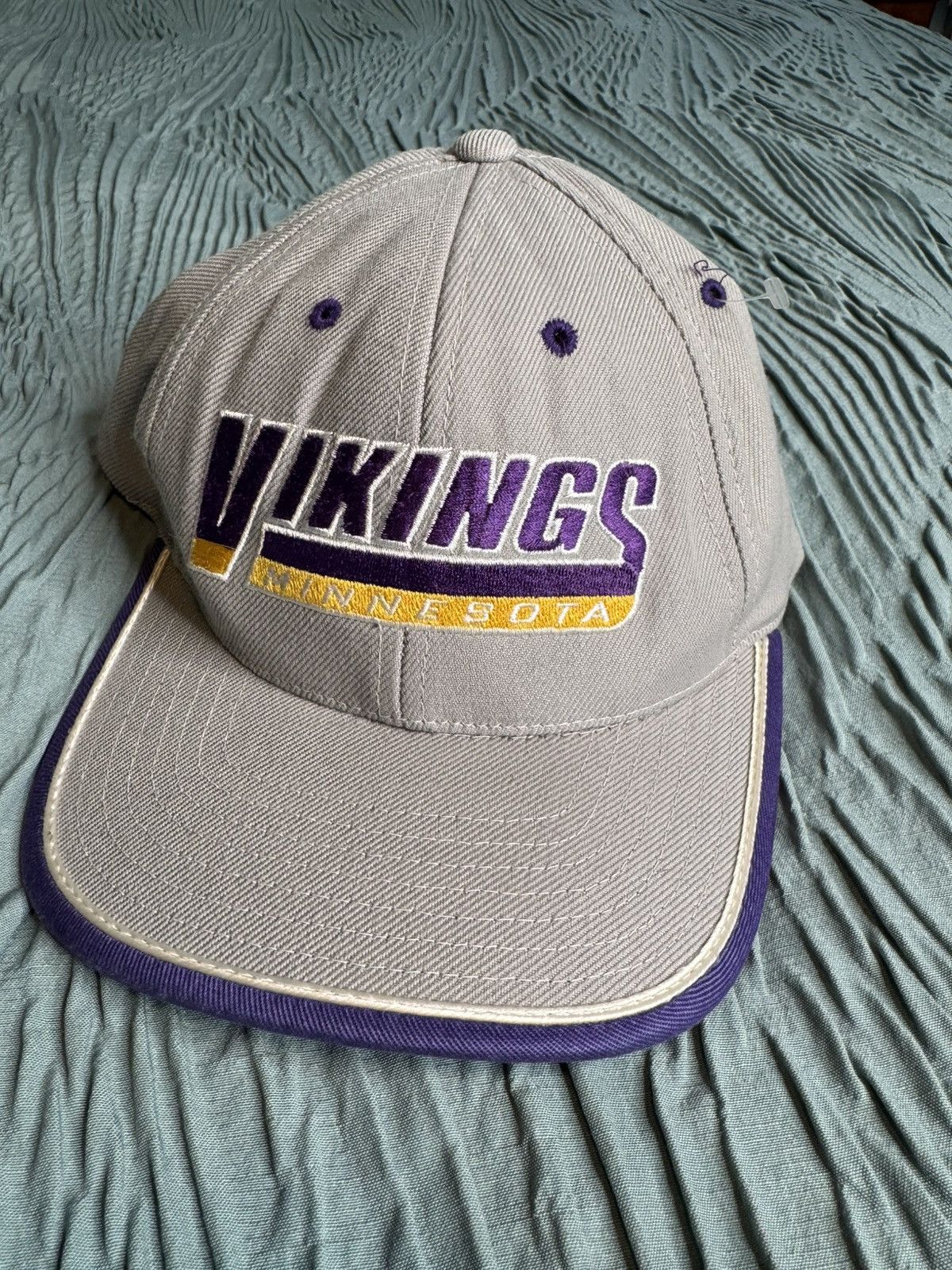 Pro Player NFL x Pro Player Minnesota Vikings Hat “Gray/Purple” Size ONE SIZE - 1 Thumbnail