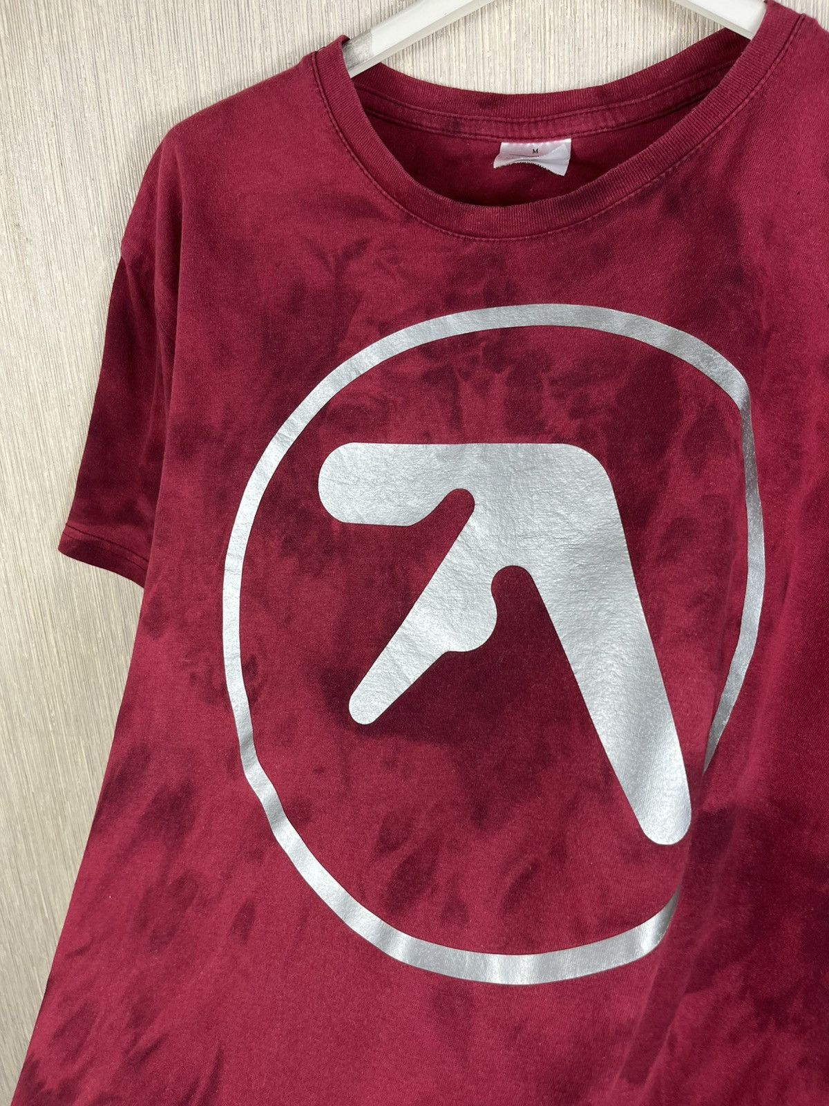 Band Tees × Vintage Vintage Aphex Twin 90s y2k silver logo tee tshirt distressed Size US M / EU 48-50 / 2 - 10 Thumbnail