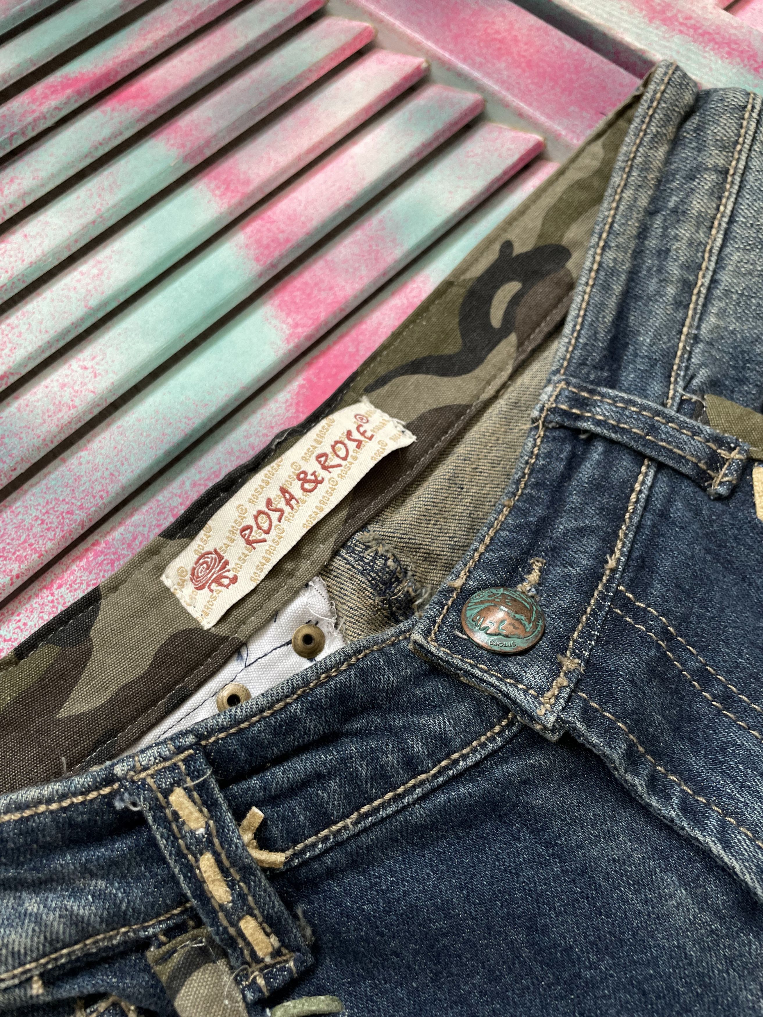 If Six Was Nine Vintage Y2K Apache Retro Style Bootcut Jeans Size 34" / US 12 / IT 48 - 6 Thumbnail