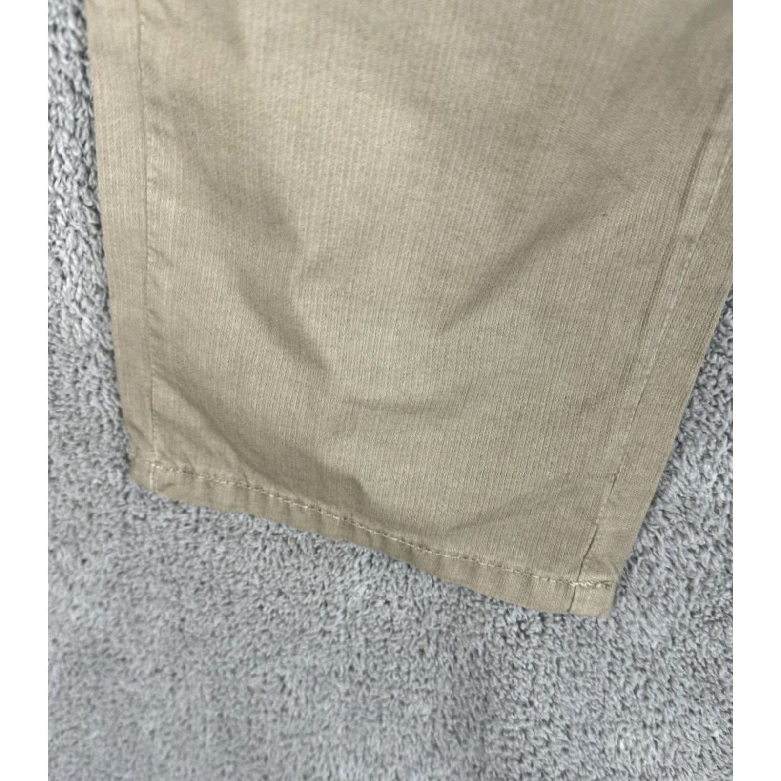 johnnie-O VINTAGE? No. Johnnie-O Pants Mens 35x34 Khaki Stretch Casual Chino 5 Pocket Cotton Beige Size US 35 - 6 Thumbnail