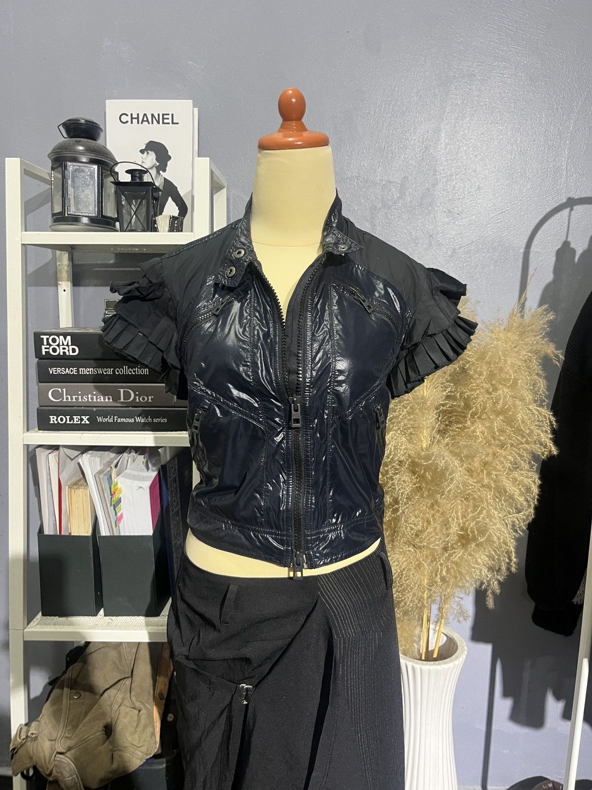 Adidas Stella McCarney Black Crop Jacket