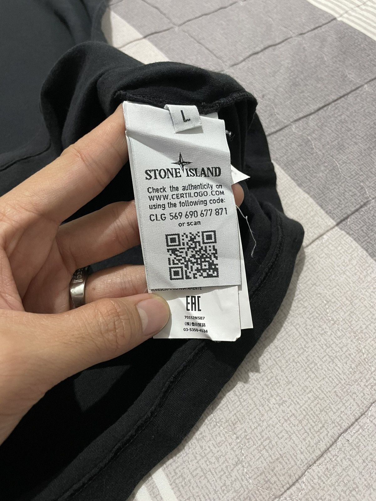 Stone Island Tshirt STONE ISLAND Size US L / EU 52-54 / 3 - 10 Thumbnail