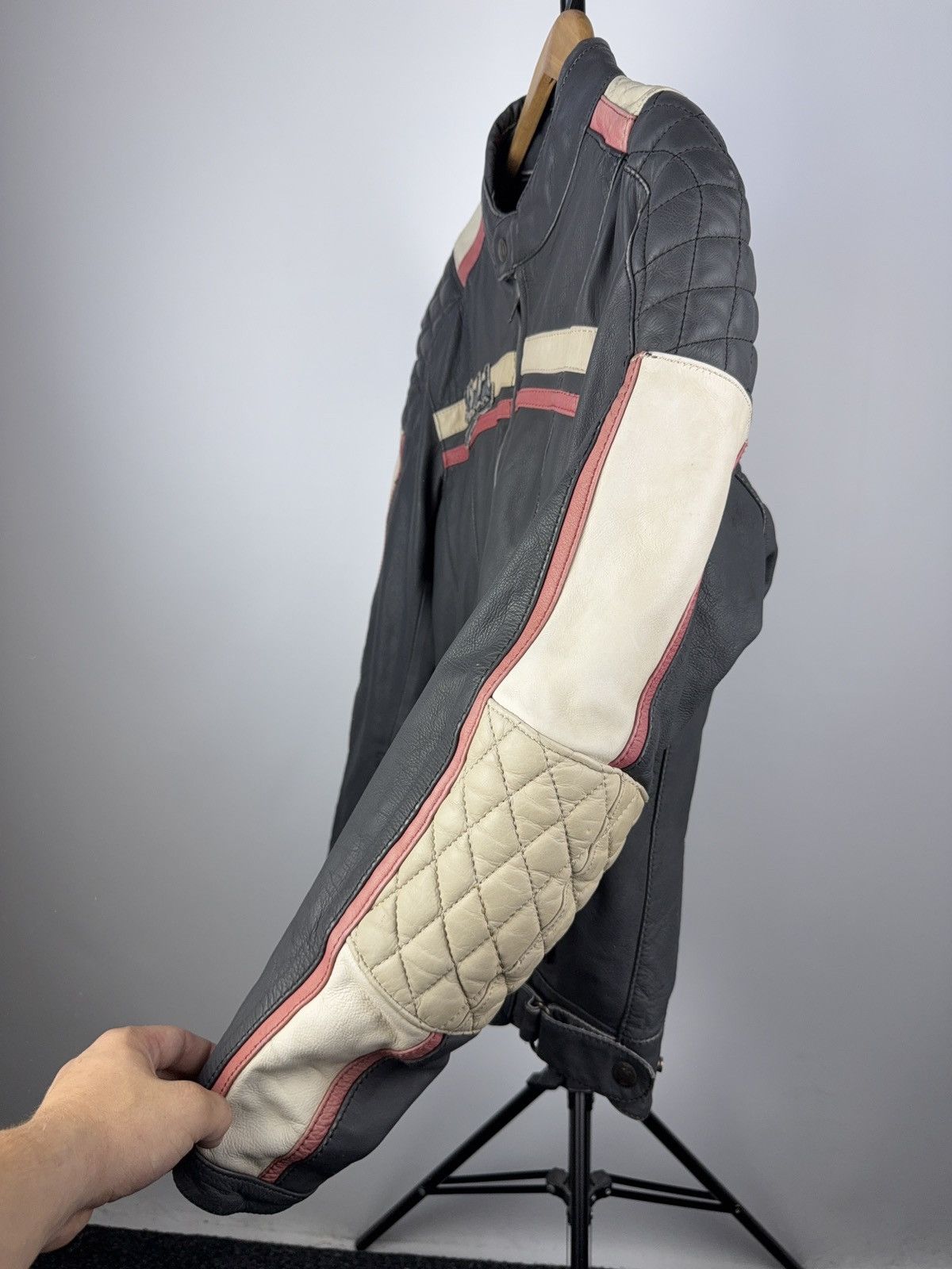 Harley Davidson Vintage 90s Retro HELD Leather Jacket Biker Moto Size US S / EU 44-46 / 1 - 7 Thumbnail
