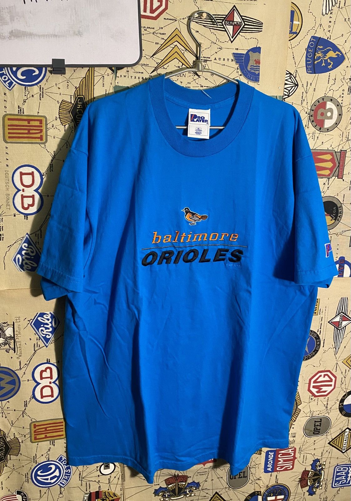 MLB Vintage MLB Baltimore Orioles Embroidered T Shirt Size US XL / EU 56 / 4 - 1 Thumbnail
