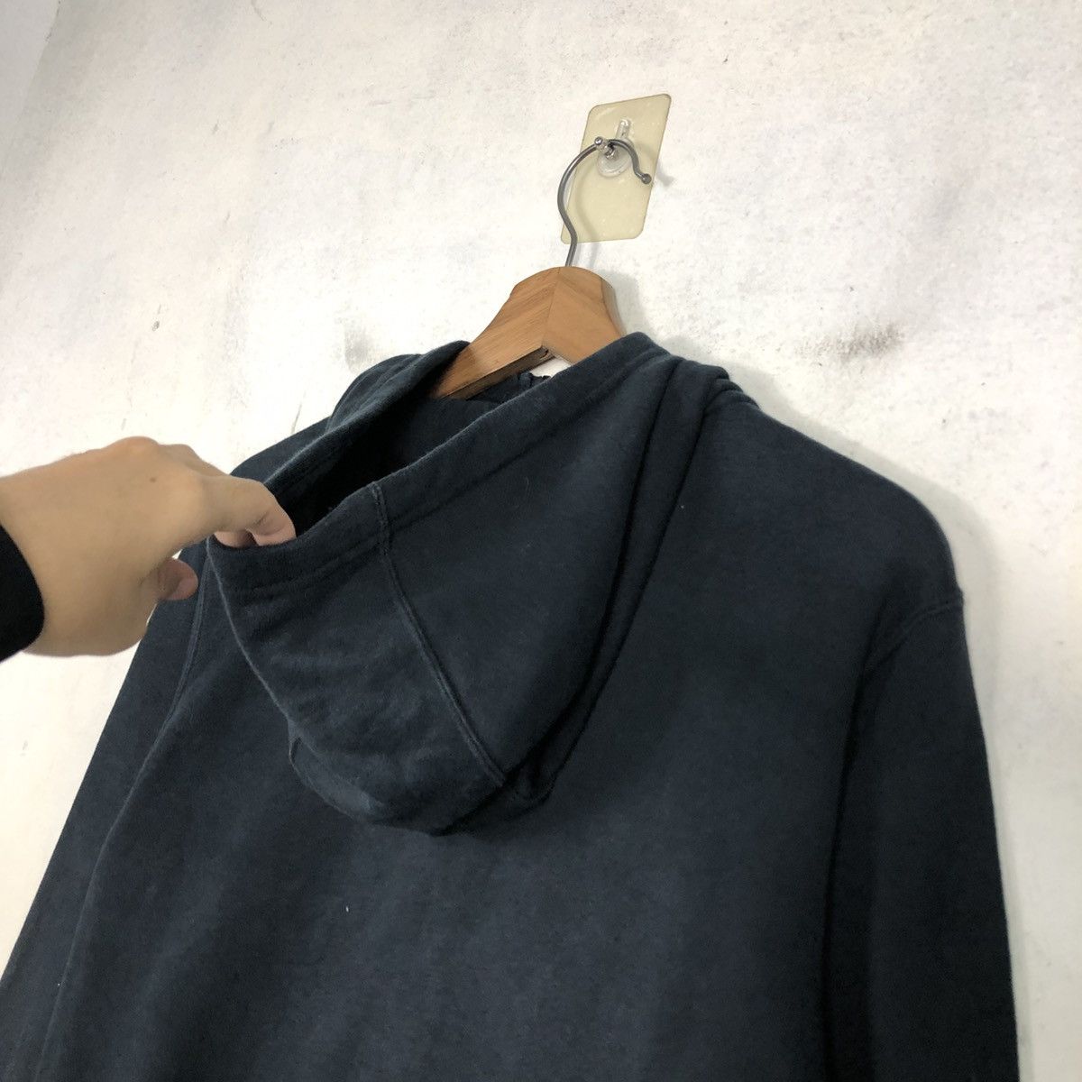 Nike 📌Rich Black Zipper Hoodie Jacket Nike Small Pony Size US M / EU 48-50 / 2 - 12 Thumbnail