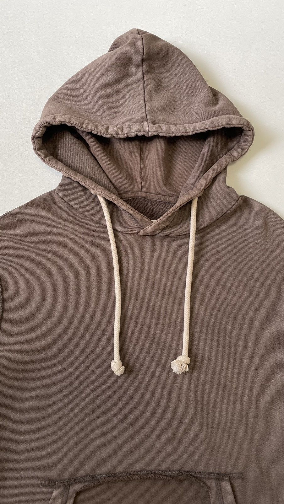 Maison Margiela S/S 19 Inside Out Seam Washed Cotton Hoodie Size US M / EU 48-50 / 2 - 3 Thumbnail