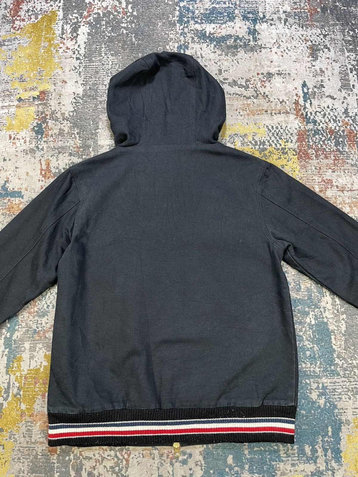 Tommy Hilfiger Tommy Hilfiger Full Zip Hooded Cotton Canvas Jacket Size US XS / EU 42 / 0 - 6 Thumbnail