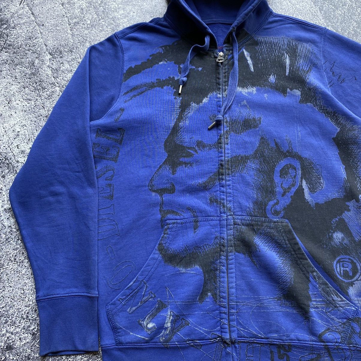 Diesel VTG Y2k💥 Diesel Punk Mohawk Zip Hoodies Size US S / EU 44-46 / 1 - 4 Thumbnail