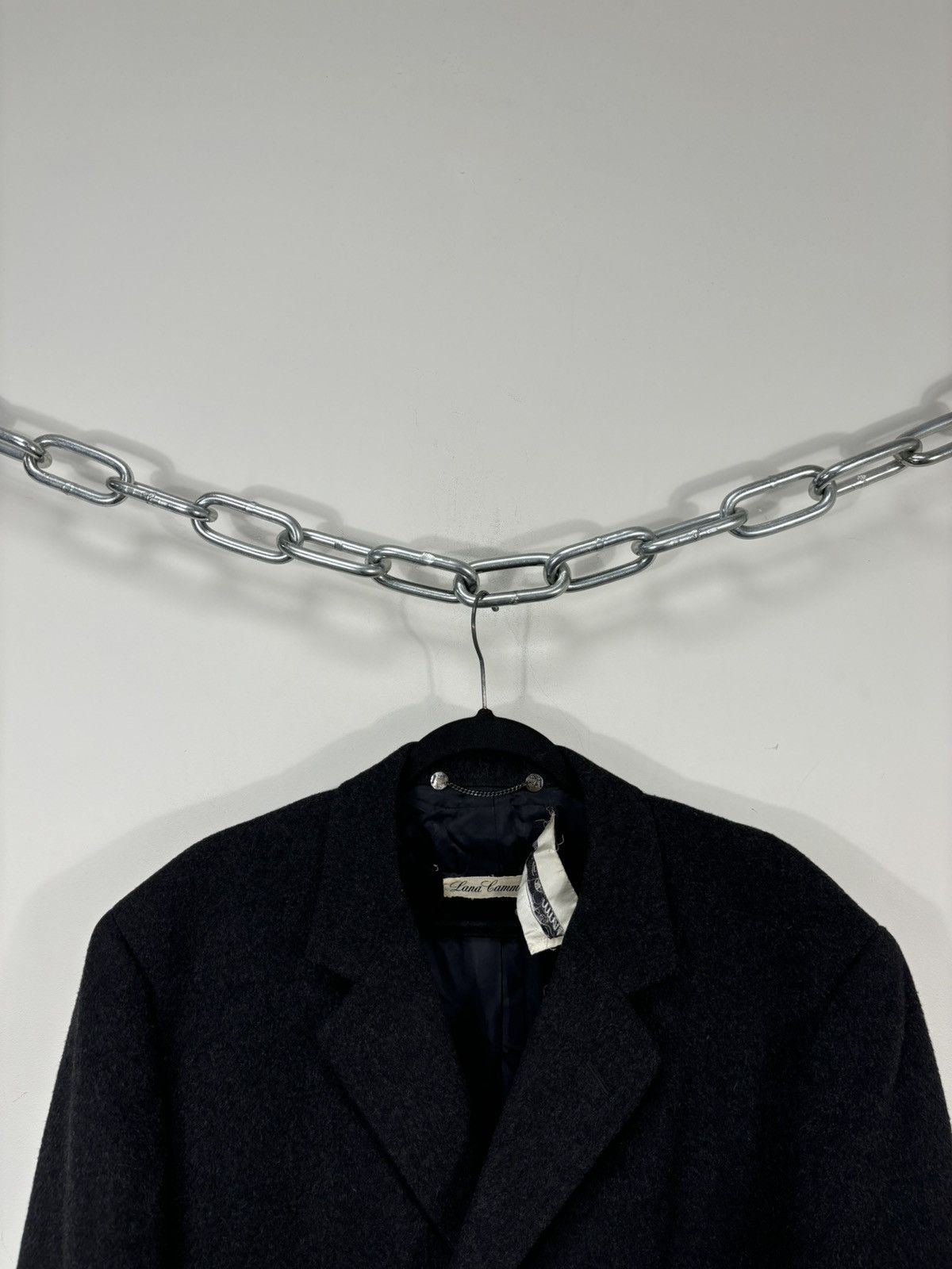 Vintage Vintage 1964 Italian “Wall Street” Tailored Wool Overcoat Size US L / EU 52-54 / 3 - 5 Thumbnail