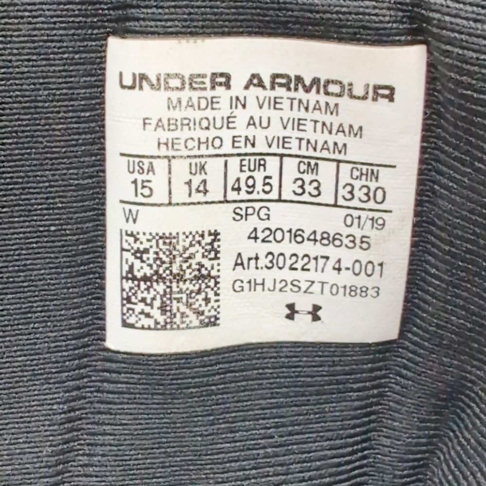 Under Armour Under Armour Sz 15 Hammer RM Black Football Cleats Size US 15 / EU 48 - 9 Thumbnail