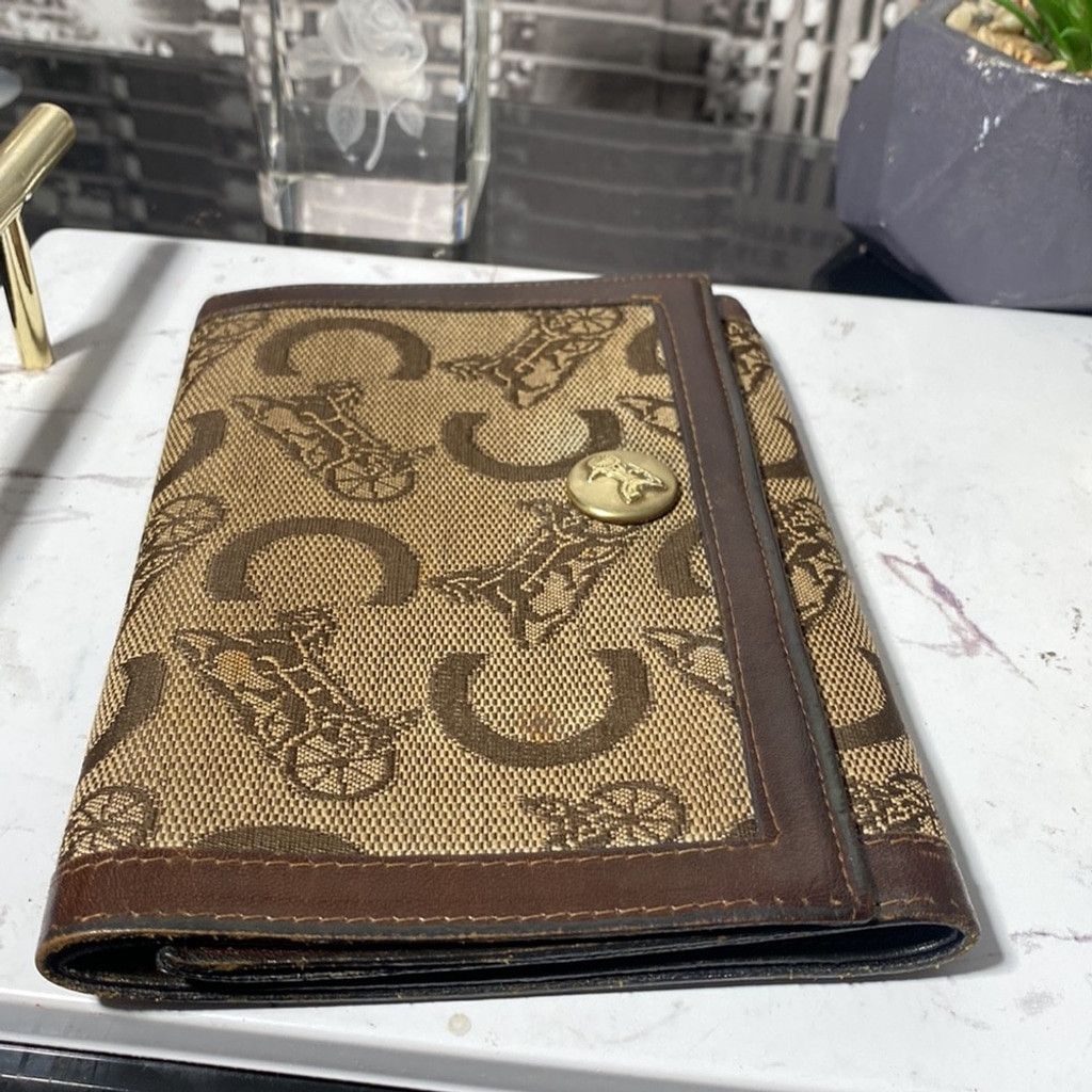Celine Authentic CELINE Horse Carriage Wallet Size ONE SIZE - 13 Thumbnail
