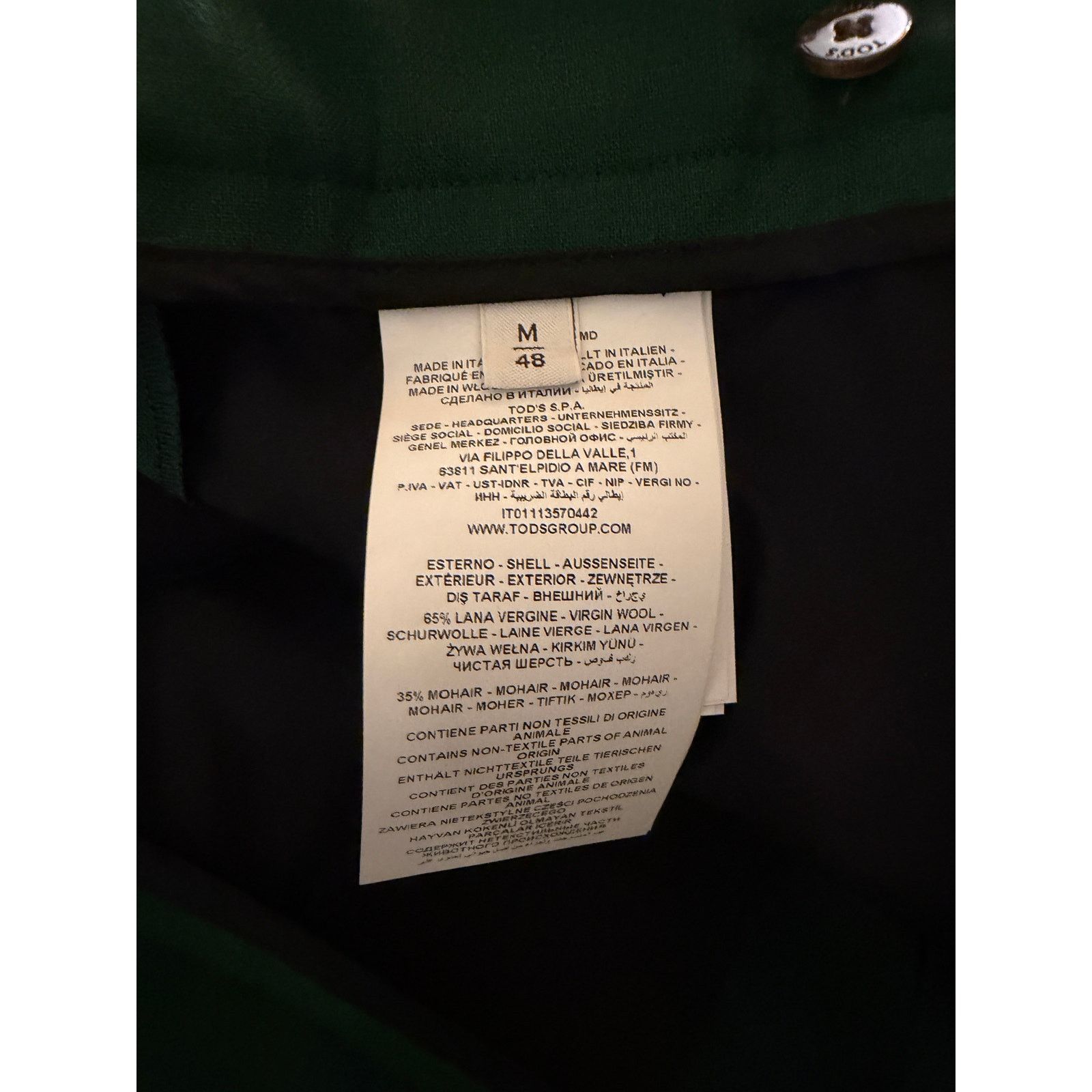 Tod's Tod's NWT Wool Olive Green Pants Size US 32 / EU 48 - 4 Thumbnail