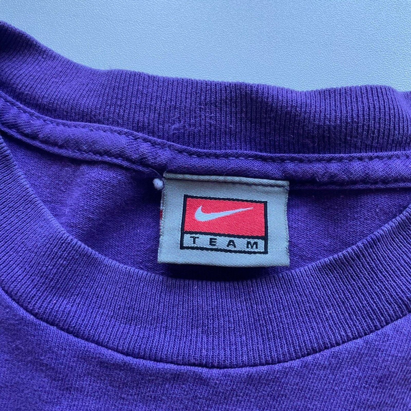 NCAA × Nike × Vintage Vintage 90s Nike Louisiana State University NCAA T Shirt XS Size US XS / EU 42 / 0 - 3 Thumbnail