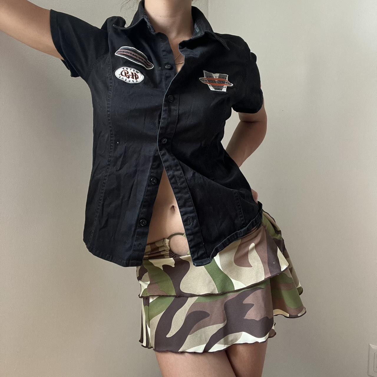 Harley Davidson Button up blouse Harley Davidson Size S / US 4 / IT 40 - 1 Thumbnail