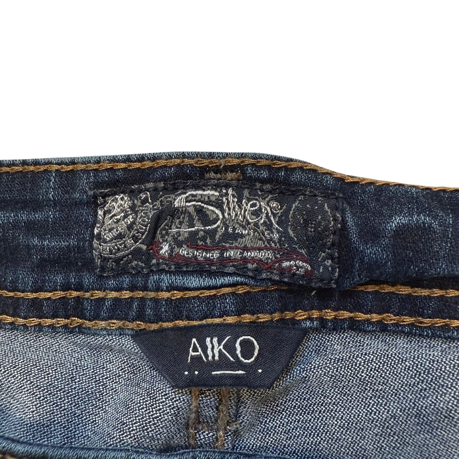 Silver Jeans Co. Silver Jeans Co. Aiko Mid Rise Straight Leg Jeans | 32x34 Size 32" / US 10 / IT 46 - 3 Thumbnail
