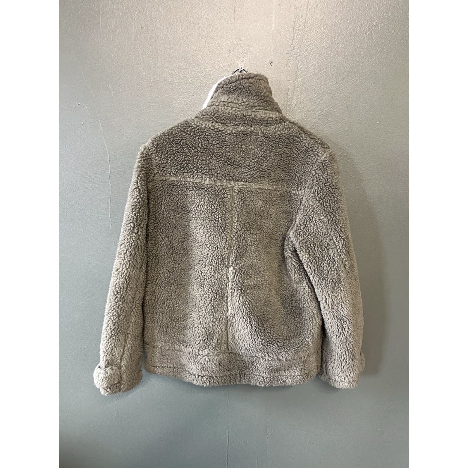 Vans VANS Womens Green Fleece Sherpa Full Zip Sweatshirt Size S Activewear Size S / US 4 / IT 40 - 2 Thumbnail