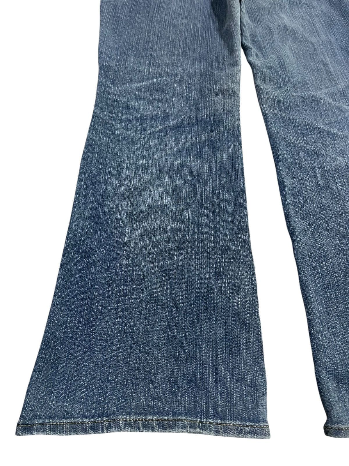If Six Was Nine × Japanese Brand × Le Grande Bleu (L.G.B.) JAPANESE BRAND BLUE WASHED FLARE JEANS Size 27" / US 4 / IT 40 - 11 Thumbnail