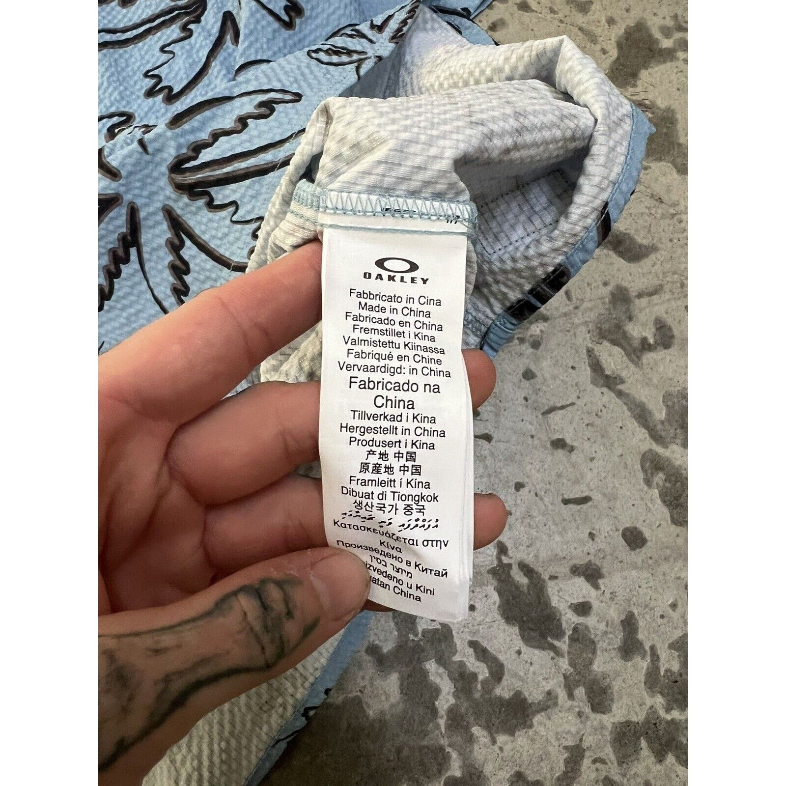 Oakley Oakley Surf Deco Palms Rc Shirt THREE LINES PALMS Size M Size US M / EU 48-50 / 2 - 6 Thumbnail
