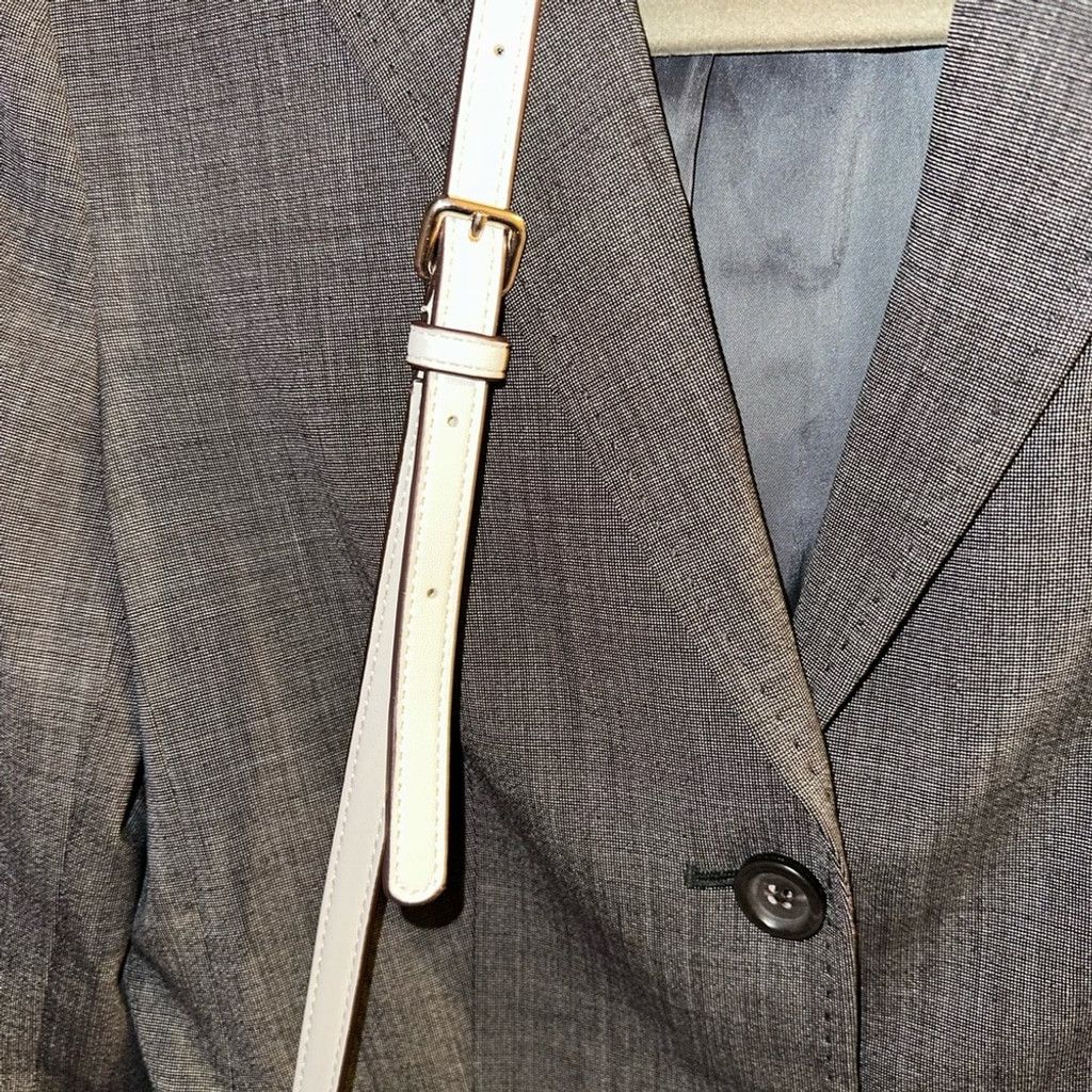 Banana Republic Banana Republic Charcoal Grid Fitted Sz 4 Wool Blazer Size S / US 4 / IT 40 - 11 Thumbnail