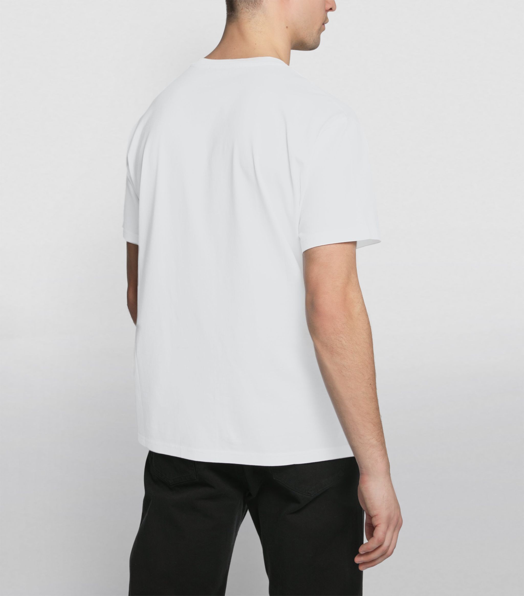 Givenchy White Rainbow Signature Logo T-Shirt Size US XL / EU 56 / 4 - 4 Thumbnail