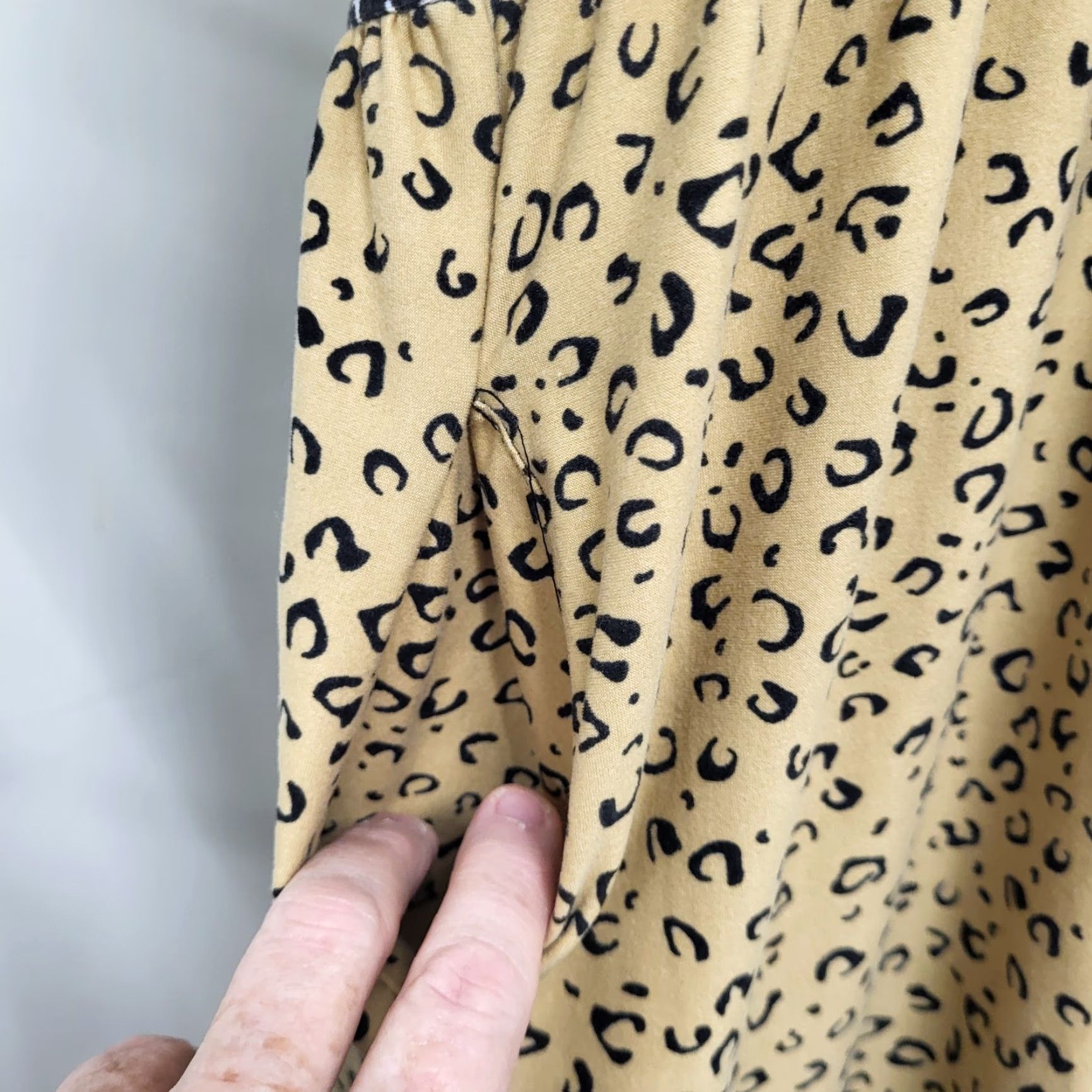 Vintage Haptics Dress Women's Size 1X Short Sleeved Tunic Animal Print Oversized Blouse Size XL / US 12-14 / IT 48-50 - 6 Thumbnail