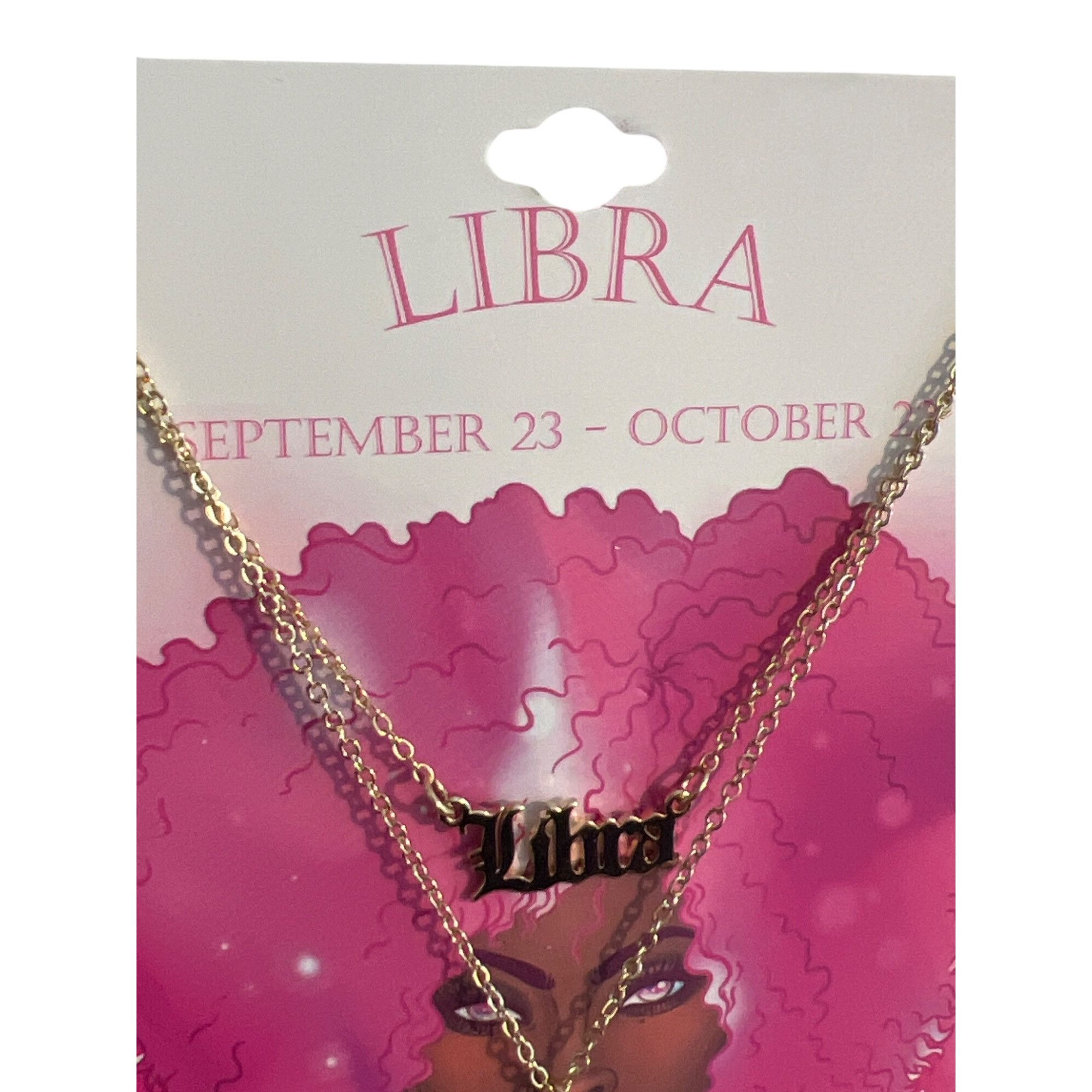Other Libra Zodiac Necklace Set Tanya Creations Zodiac September O Size ONE SIZE - 2 Thumbnail