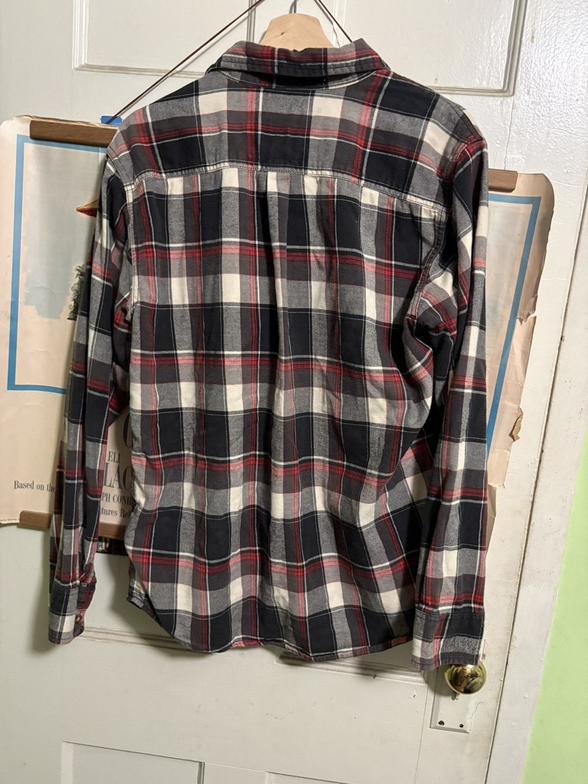 Burton Vintage 90s burton black and red flannel Size US L / EU 52-54 / 3 - 2 Thumbnail