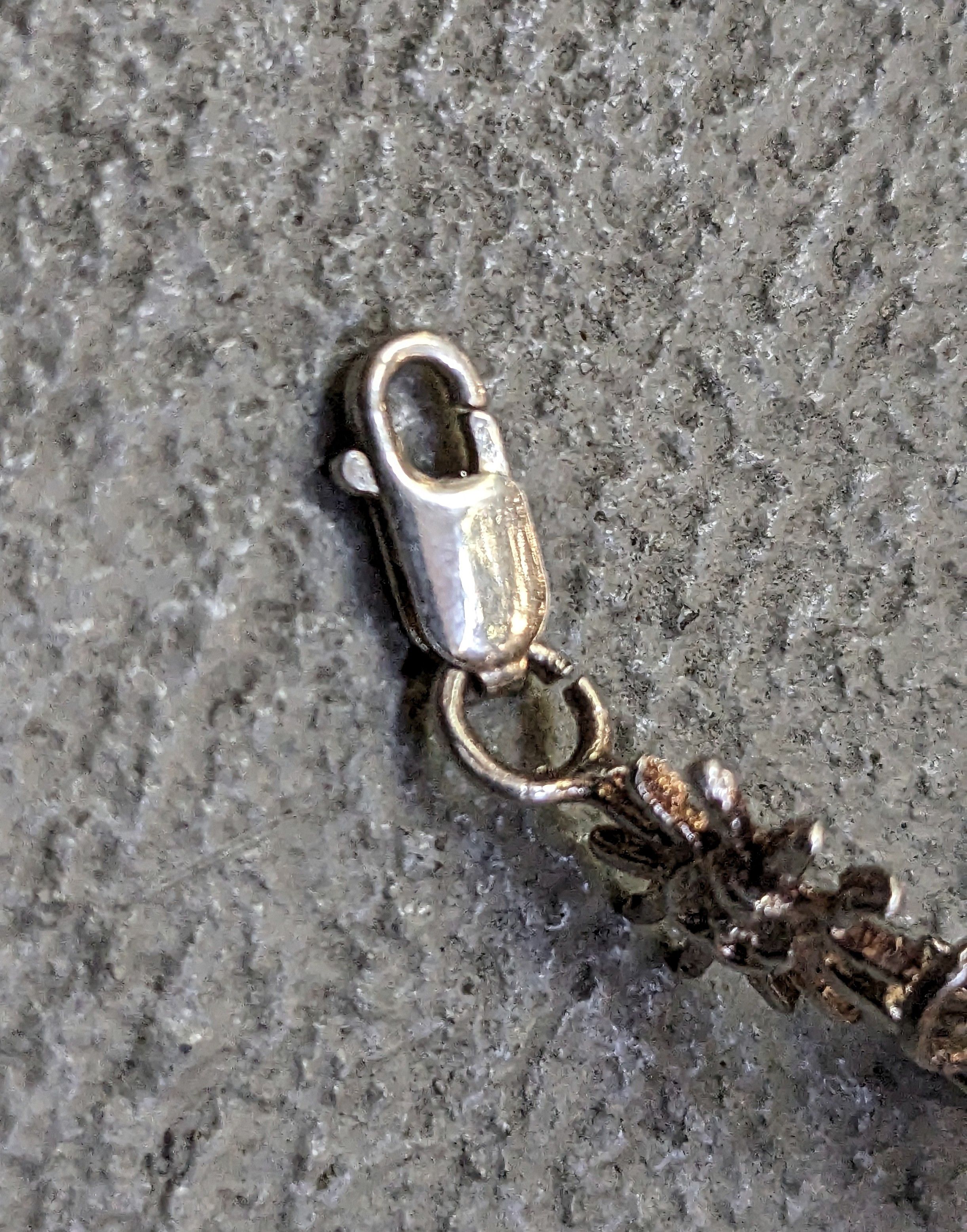 Jewelry Vintage Sterling Silver Bracelet Sun Link Chain 7.25" Size ONE SIZE - 10 Thumbnail