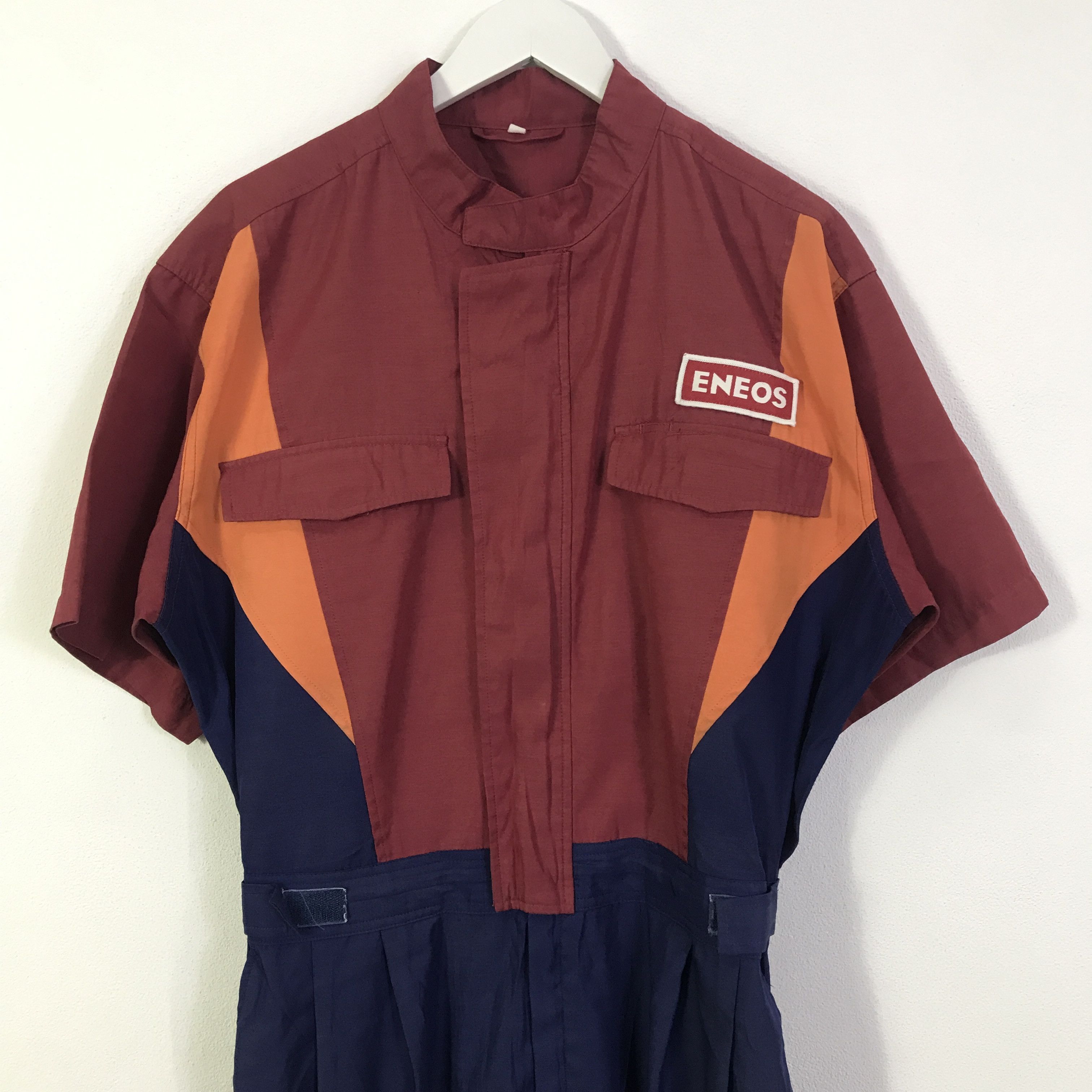 Japanese Brand oil eneos work coverall jacket K122B1 Size US L / EU 52-54 / 3 - 5 Thumbnail
