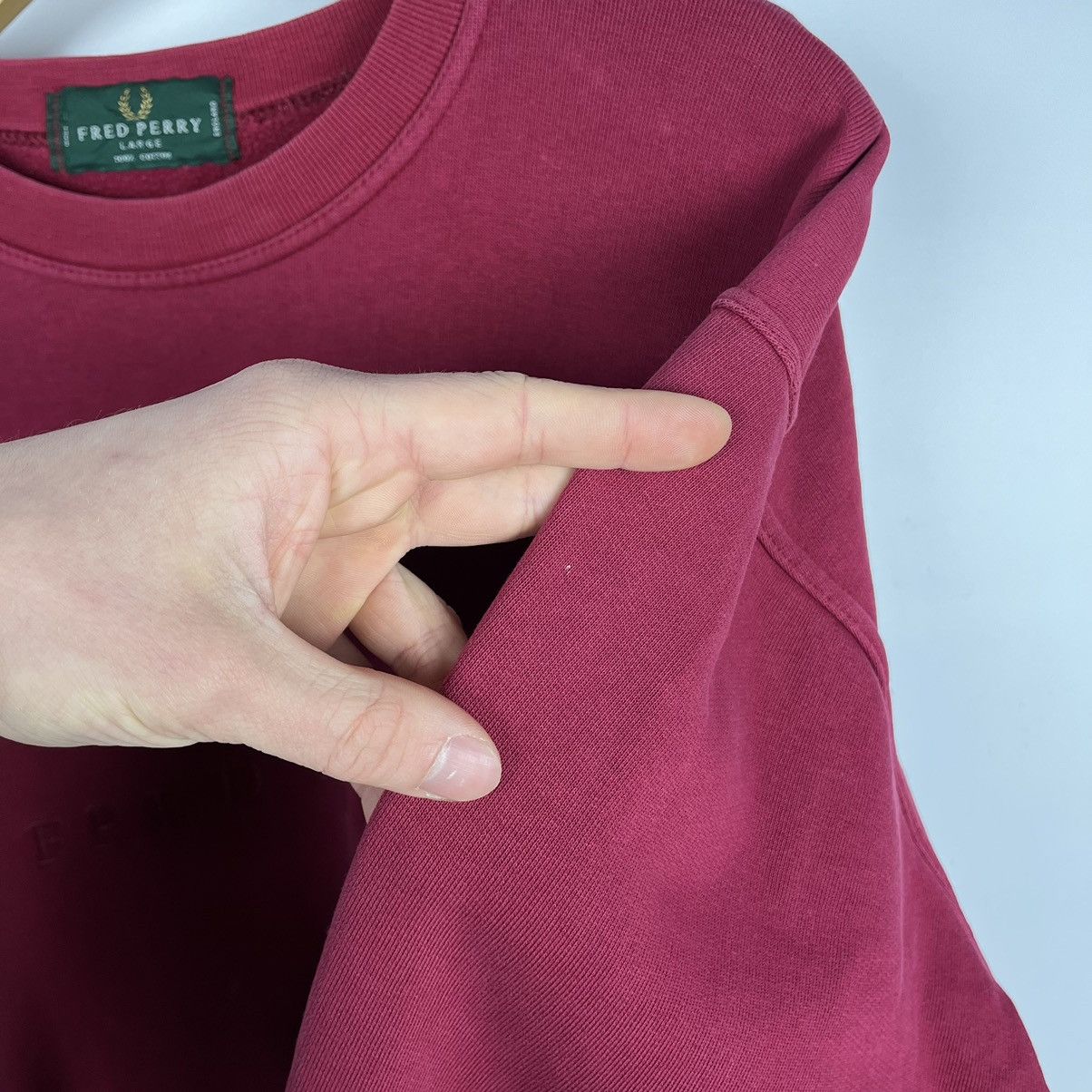 Fred Perry Vintage Fred Perry big logo y2k sweatshirt 90’s Size US L / EU 52-54 / 3 - 8 Thumbnail