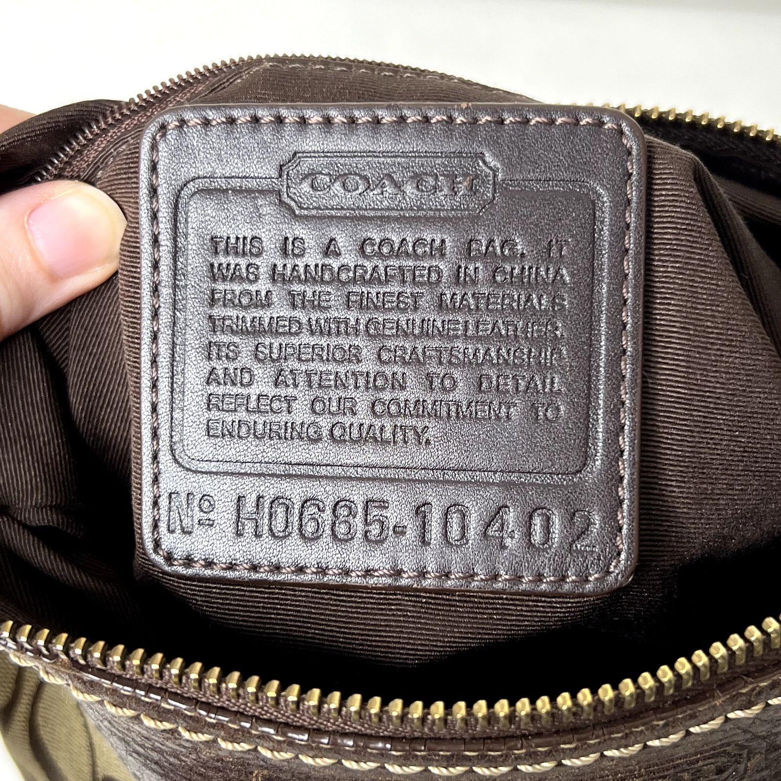 Coach Vintage Coach Signature Crossbody Shoulder Bag Size ONE SIZE - 7 Thumbnail