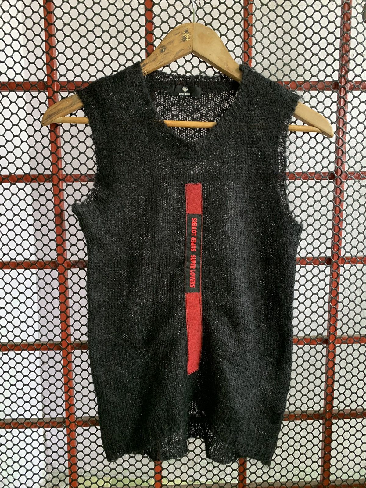 Hysteric Glamour × Japanese Brand Vtg Japanese Lover’s Rock Tank Top Knit Shirt Size S / US 4 / IT 40 - 1 Thumbnail