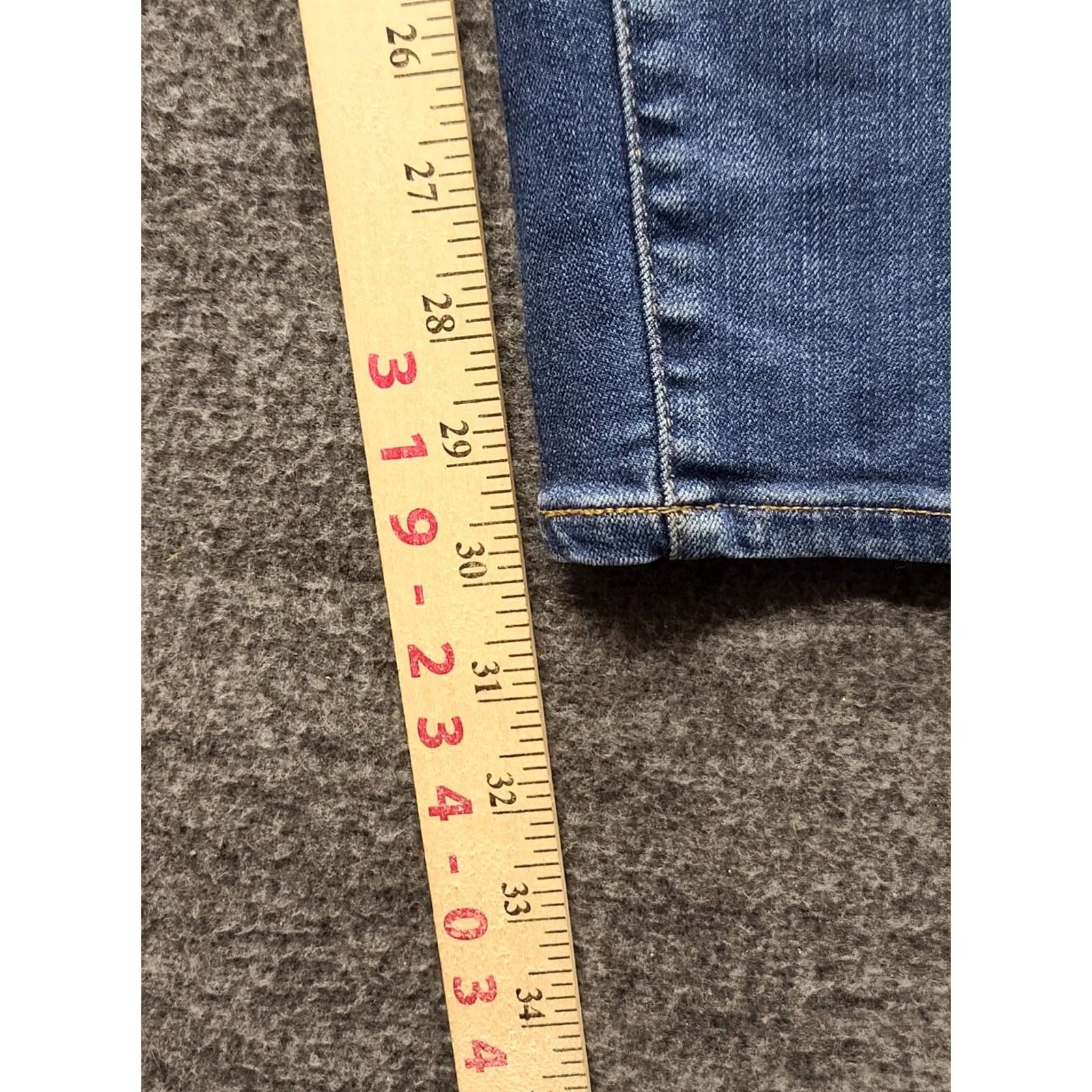 Madewell Madewell Roadtripper Jeans Womens 29x30 Regular High Rise Stretch Denim Blue 5-Pocket Bohemian City Preppy Modern Slim/Regular Fit Jeans Size 29" - 6 Thumbnail