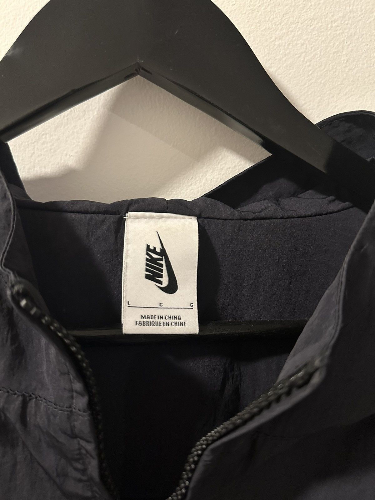 Fear of God × Nike Fear of God x Nike Black Zip-up Waterproof Jacket Size US L / EU 52-54 / 3 - 4 Thumbnail