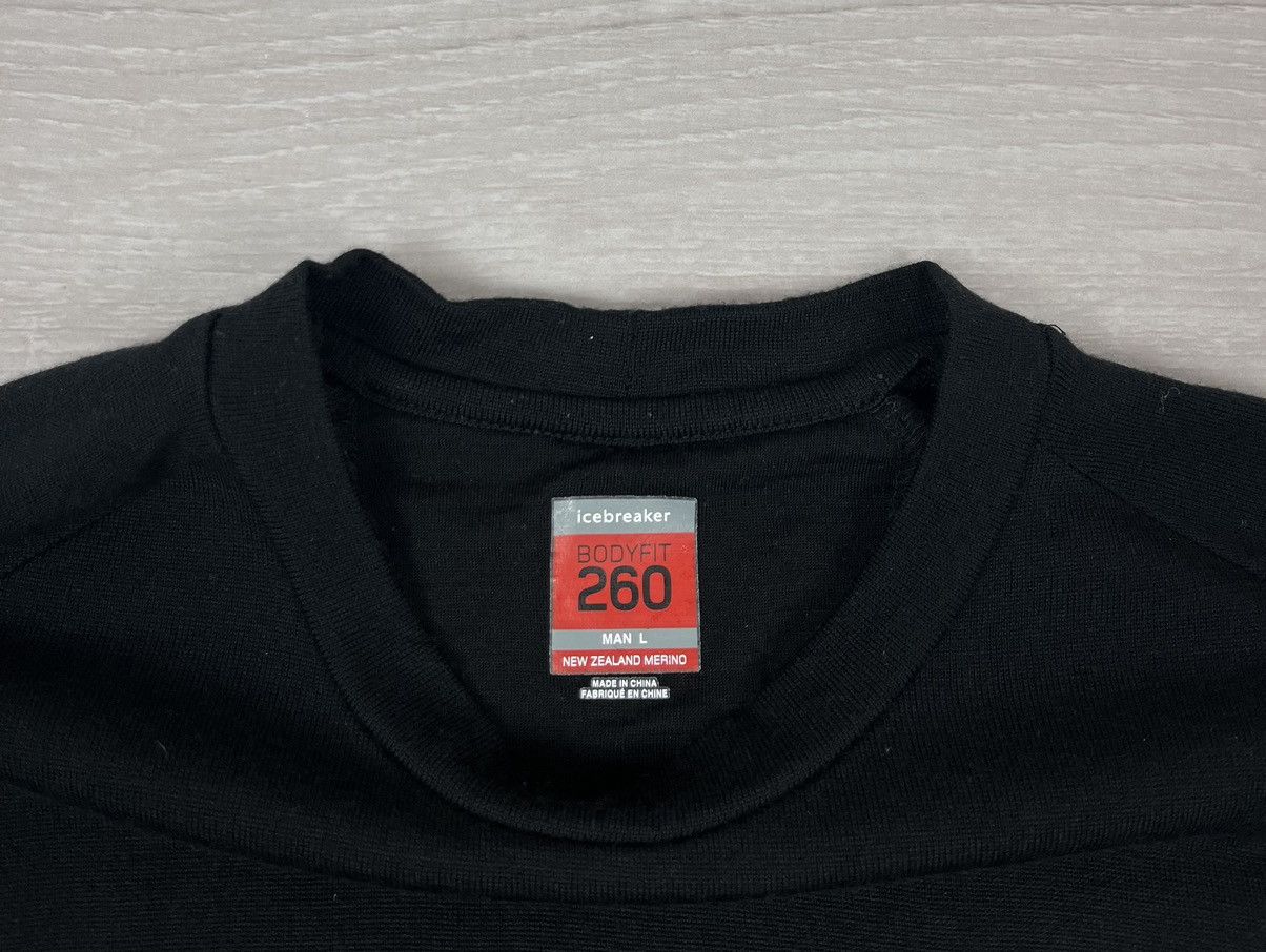 Icebreaker Icebreaker Bodyfit 260 Merino Wool Black Crew Neck Sweater Size US L / EU 52-54 / 3 - 9 Thumbnail